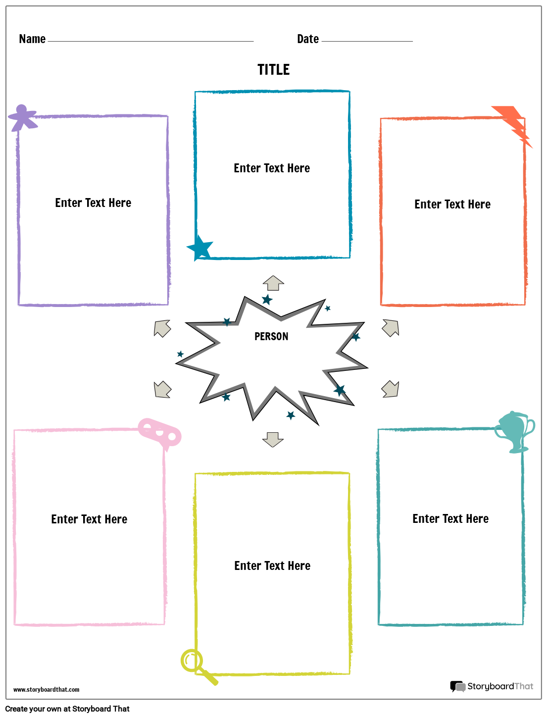 Biography Worksheets Biography Graphic Organizers