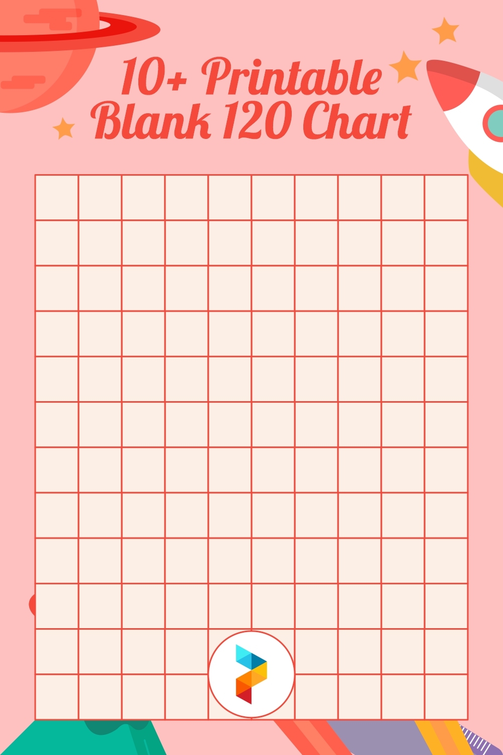 Printable 120 Chart Blank