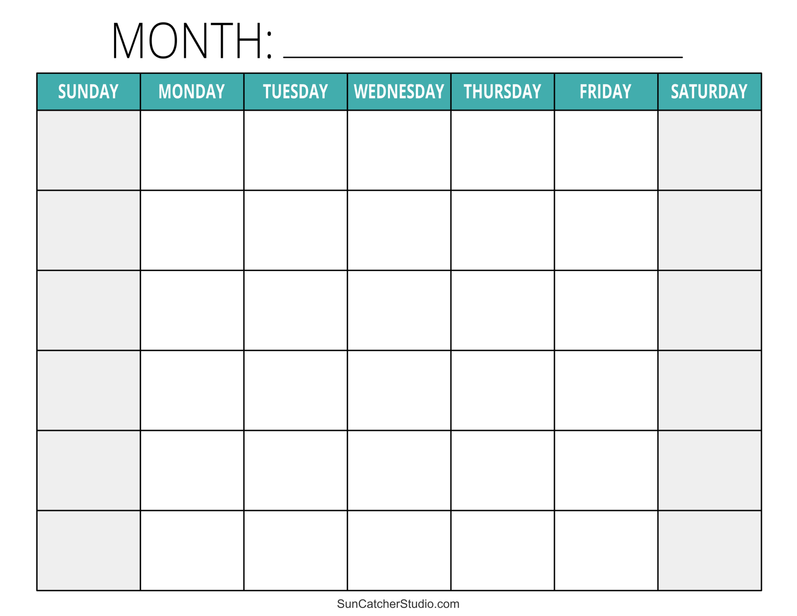 Blank Calendar Templates Free Printable Pages Free Printables Monograms Design Tools Patterns U0026 DIY Projects