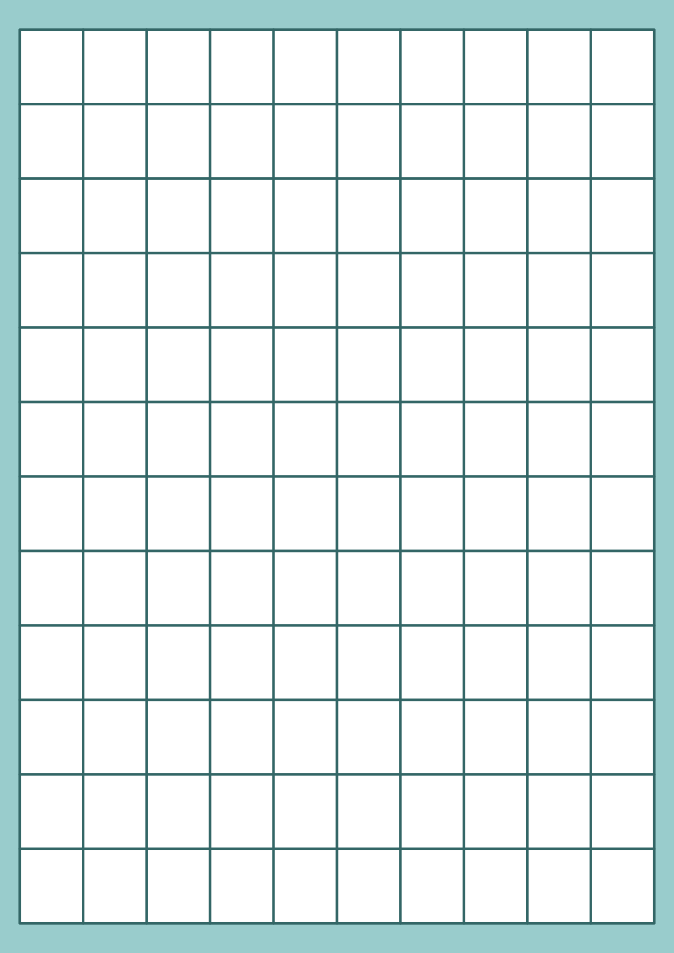 Blank Chart 1 120 10 Free PDF Printables Printablee