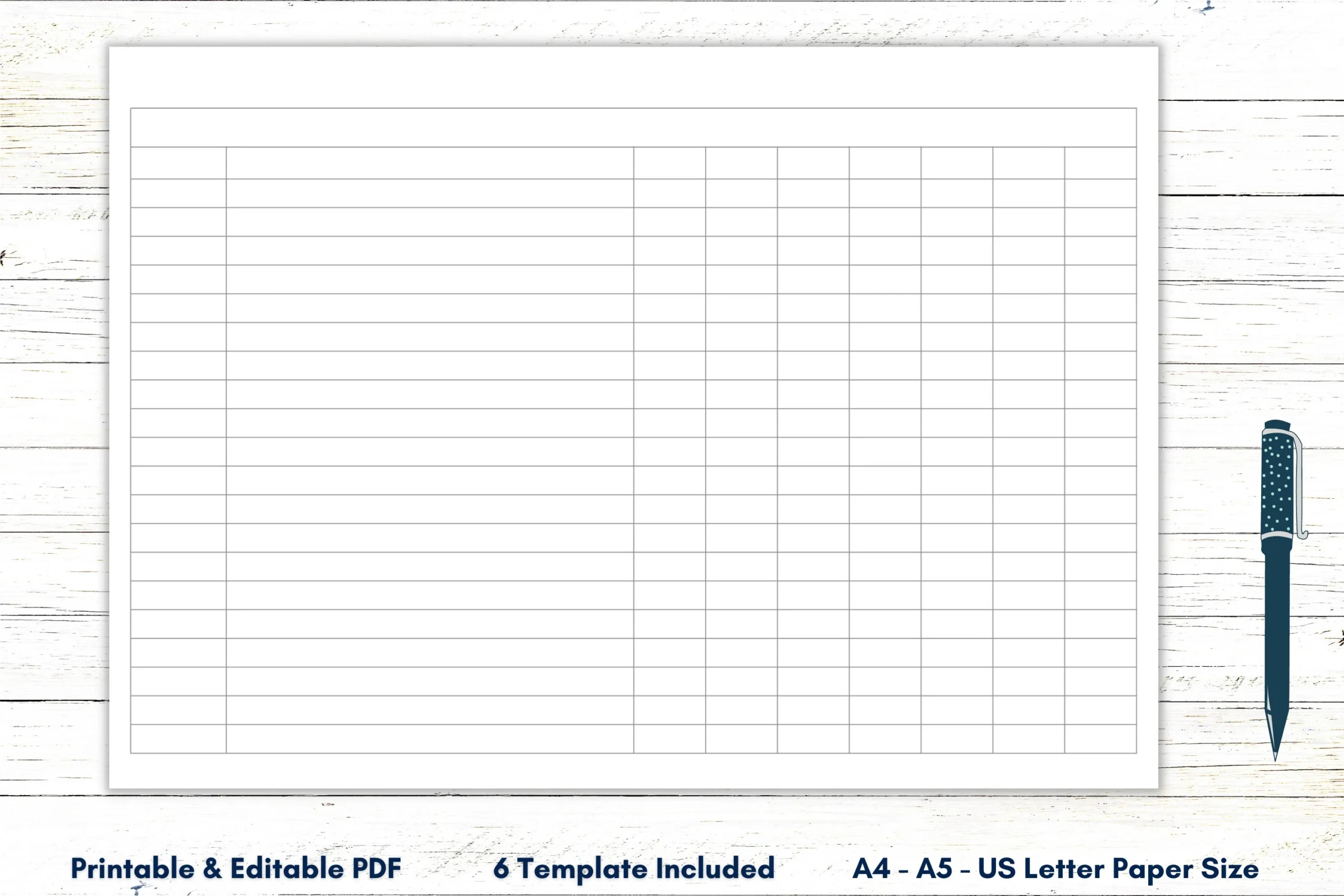 Printable 4 Column Chart With Lines Printable 4 Column Chart With Lines