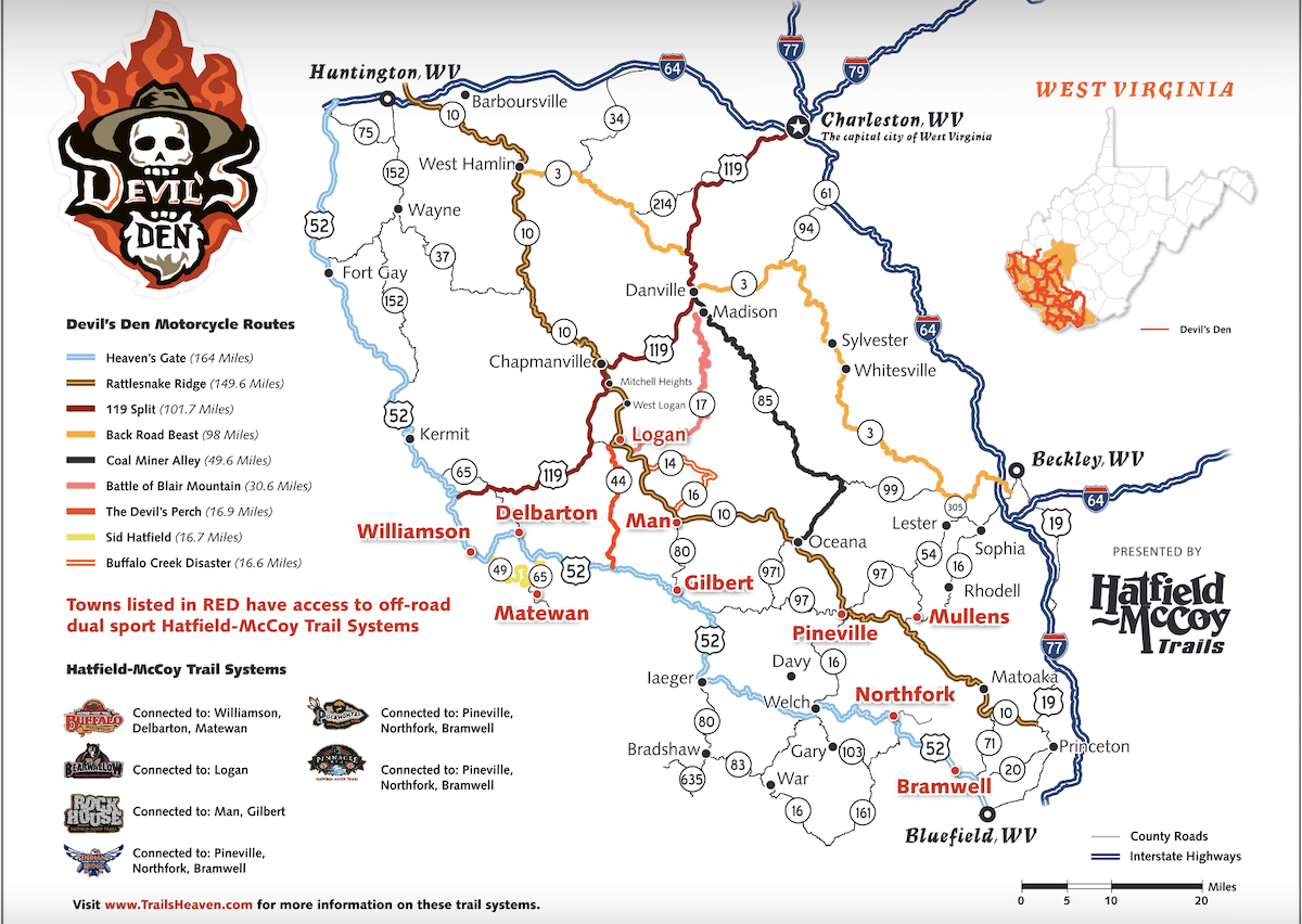 Printable Hatfield Mccoy Trails Map Printable Hatfield Mccoy Trails Map