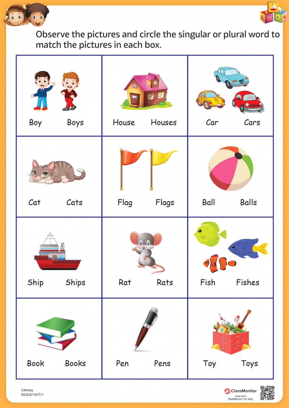Browse 1000 Free Printable Worksheets For Kids ClassMonitor