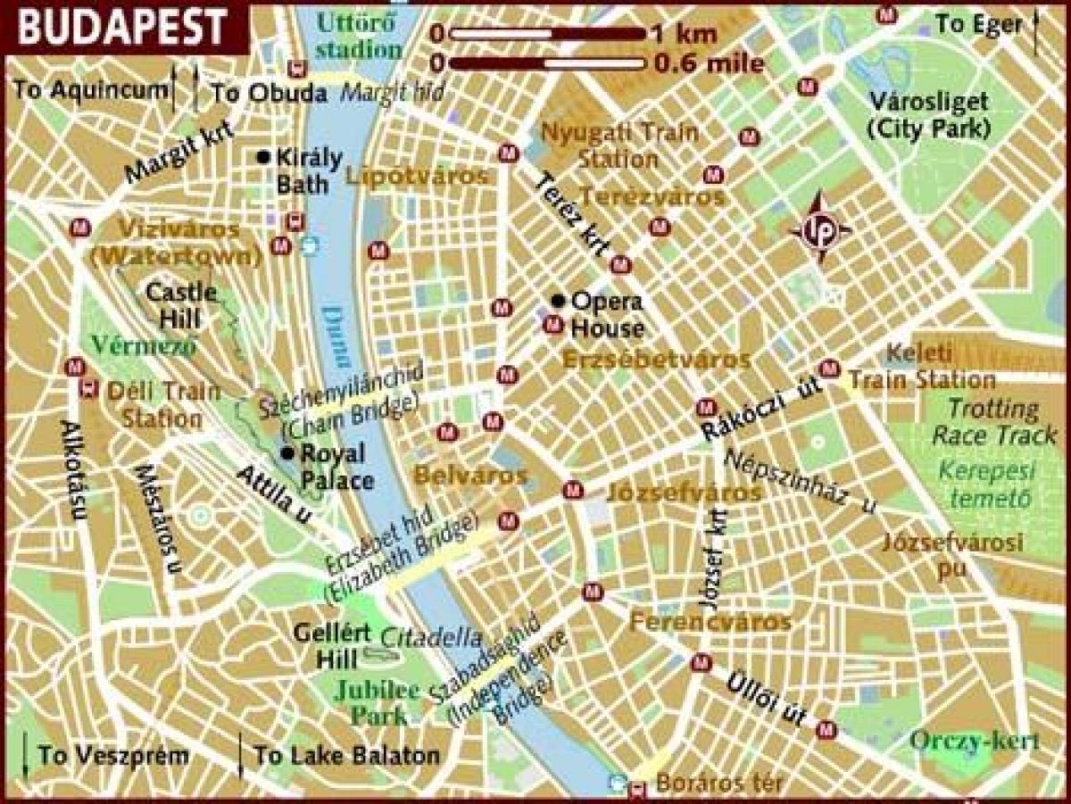 Budapest City Map City Map Of Budapest Hungary Hungary 