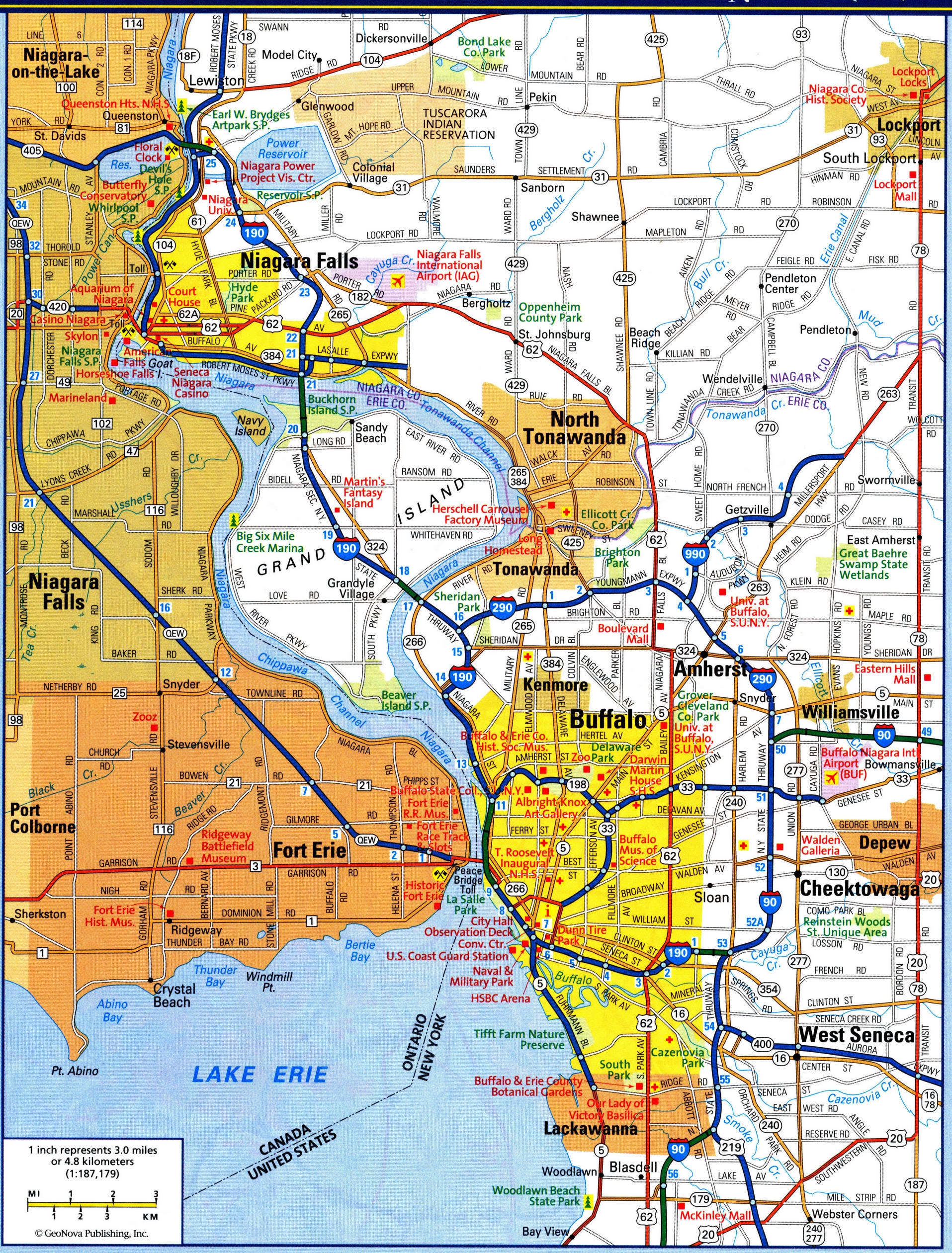 Buffalo NY City Map Free Printable Detailed Map Of Buffalo City New York Buffalo NY City Map Free Printable Detailed Map Of Buffalo City New York