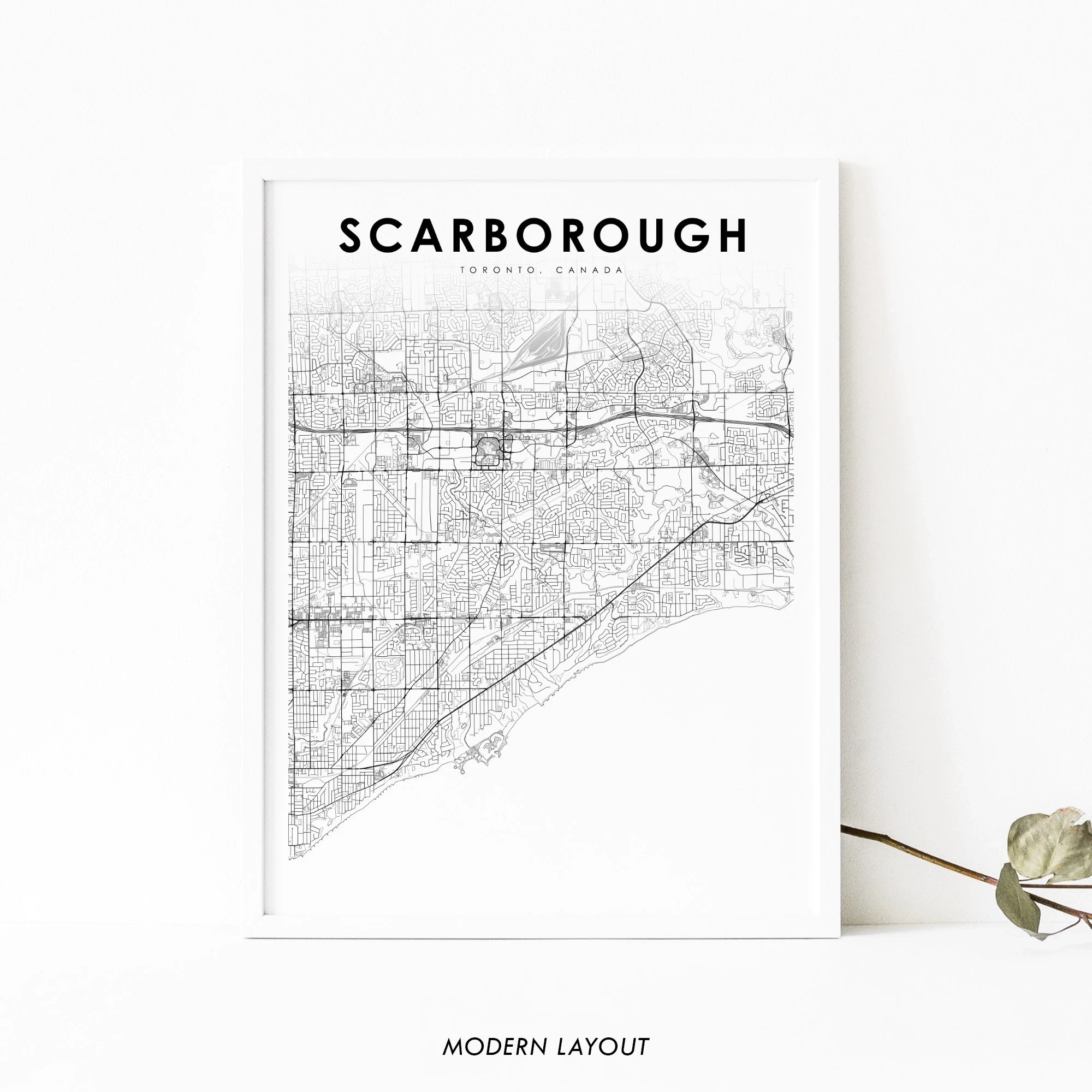 Printable Scarborough Street Map Printable Scarborough Street Map