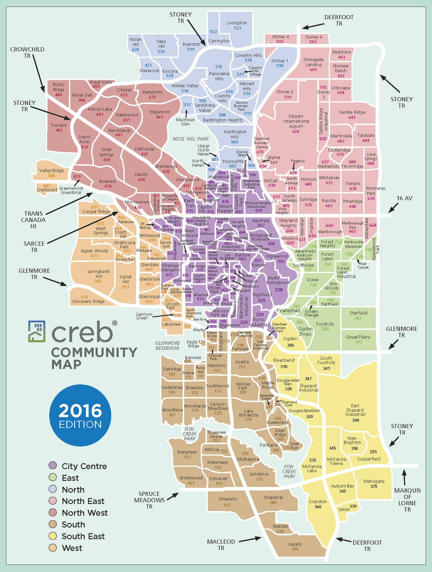 Calgary Communities MAP
