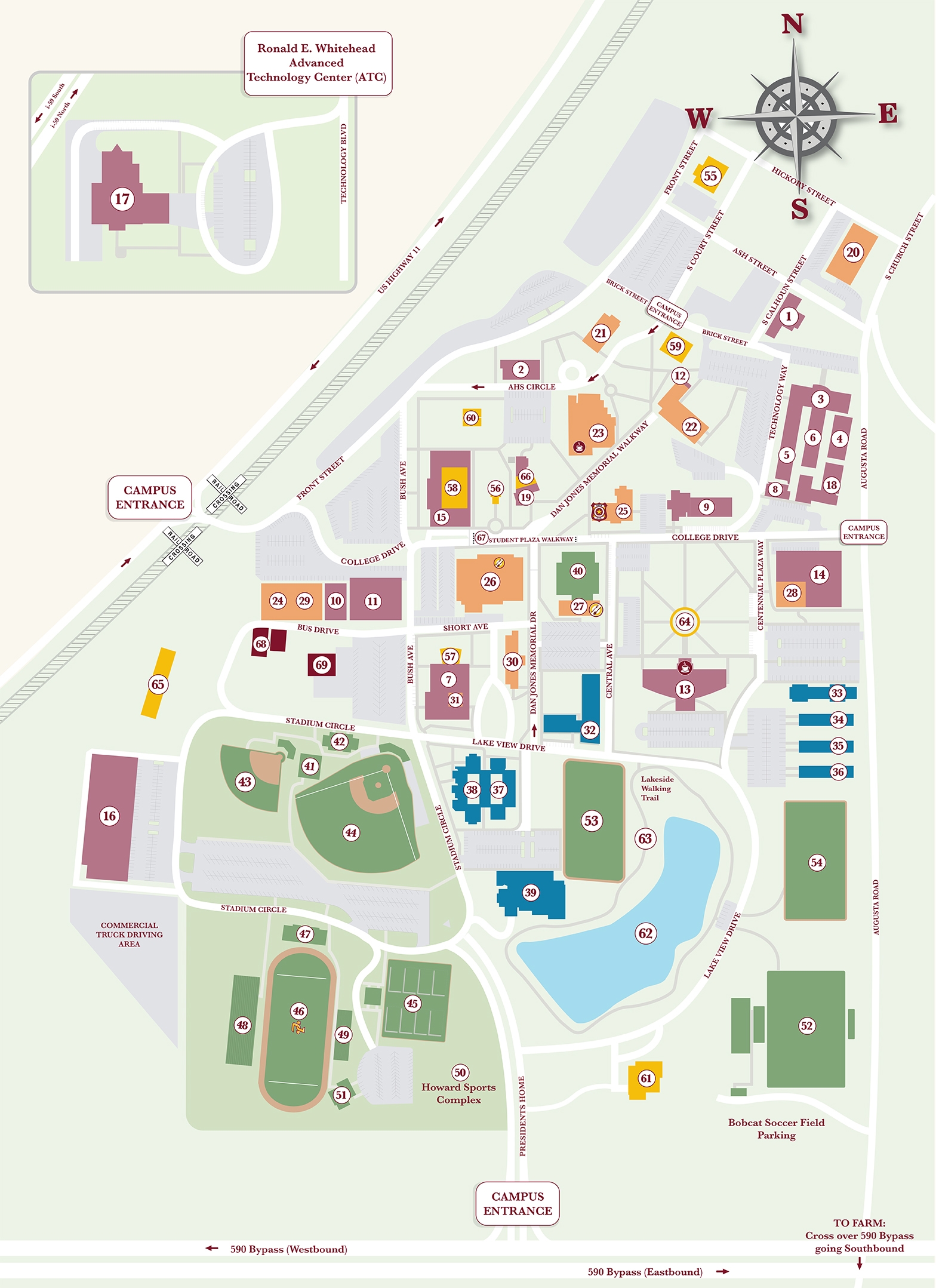 Printable Campus Map