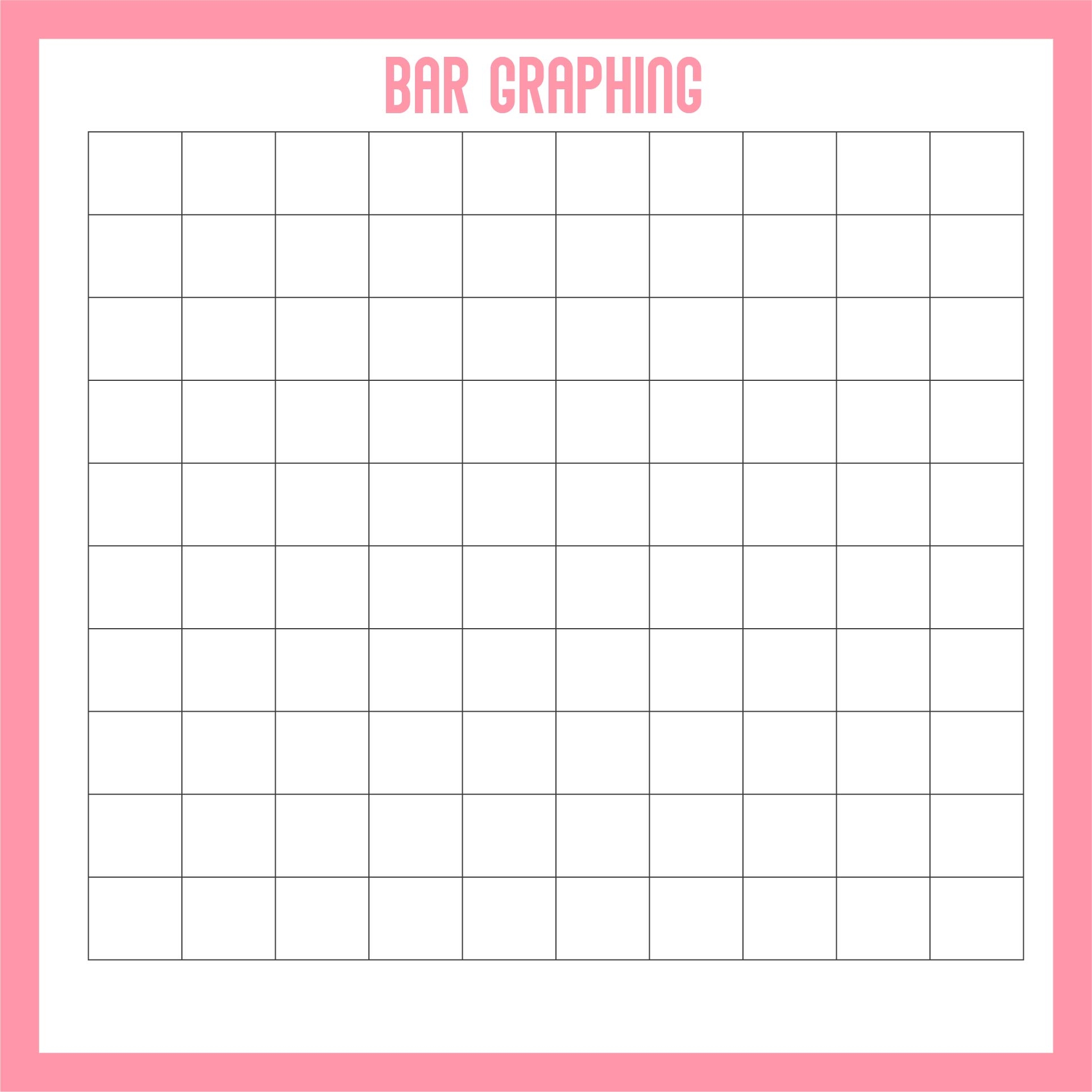 Blank Bar Charts Printable