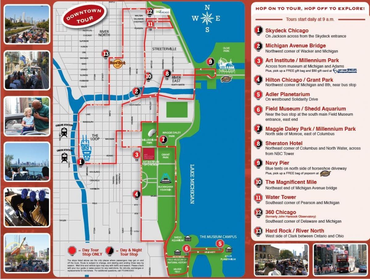 Chicago Loop Map Printable