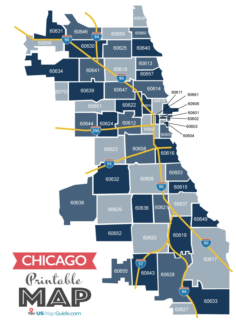 Chicago IL Zip Code Map 56 Zip Codes US Map Guide Chicago IL Zip Code Map 56 Zip Codes US Map Guide