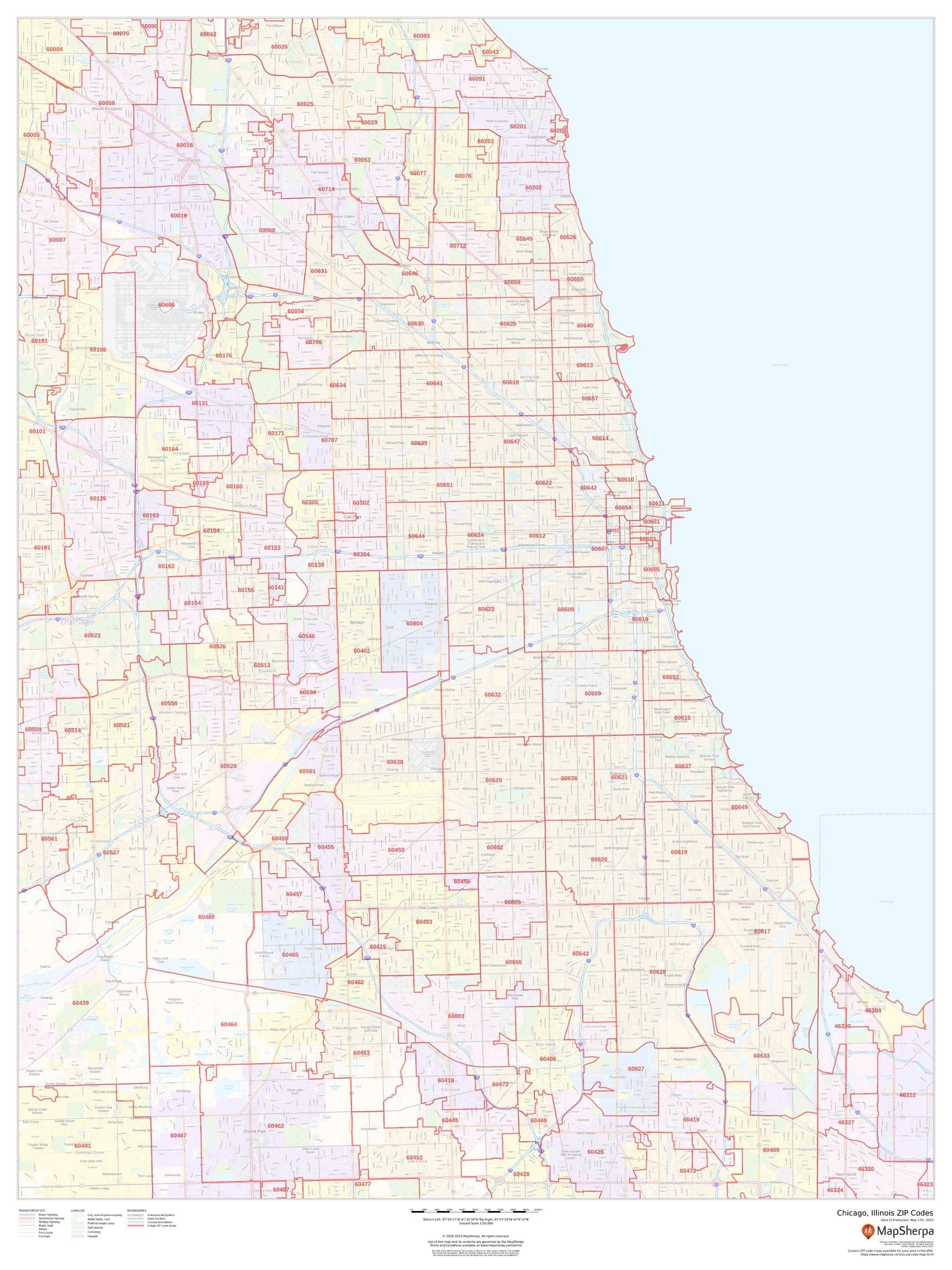 Chicago Illinois ZIP Codes Stanfords Chicago Illinois ZIP Codes Stanfords