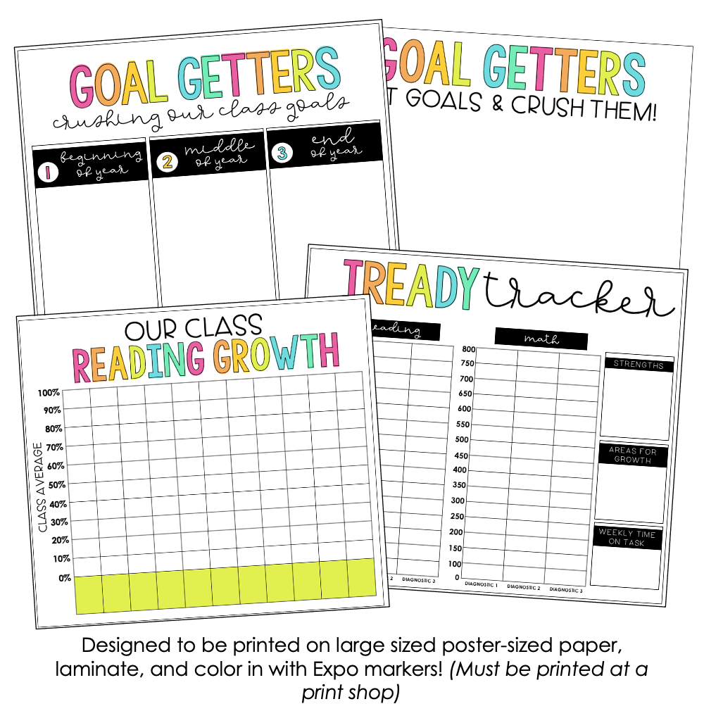 Printable I Ready Tracking Sheet