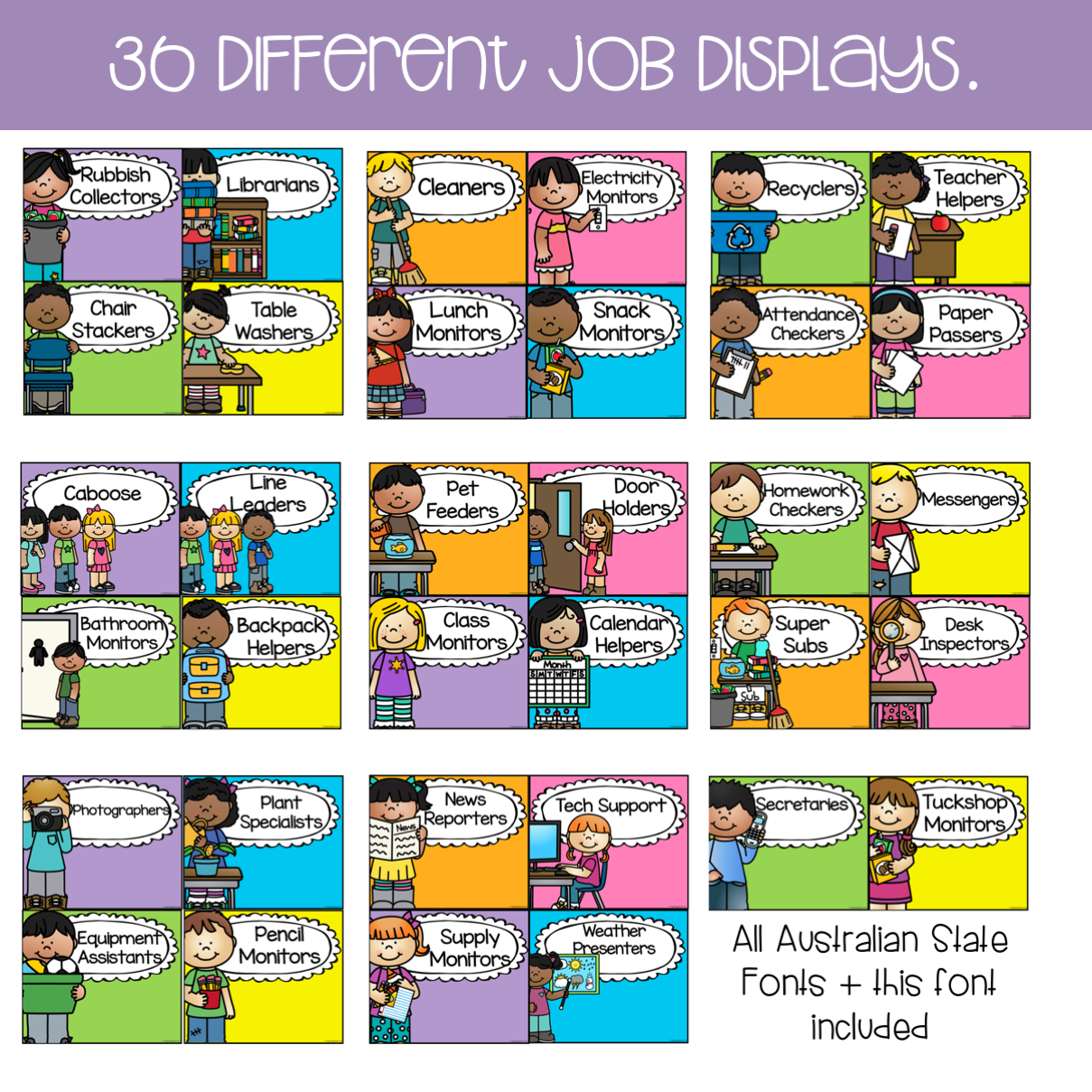 Classroom Jobs Helpers Chart Stay Classy Classrooms