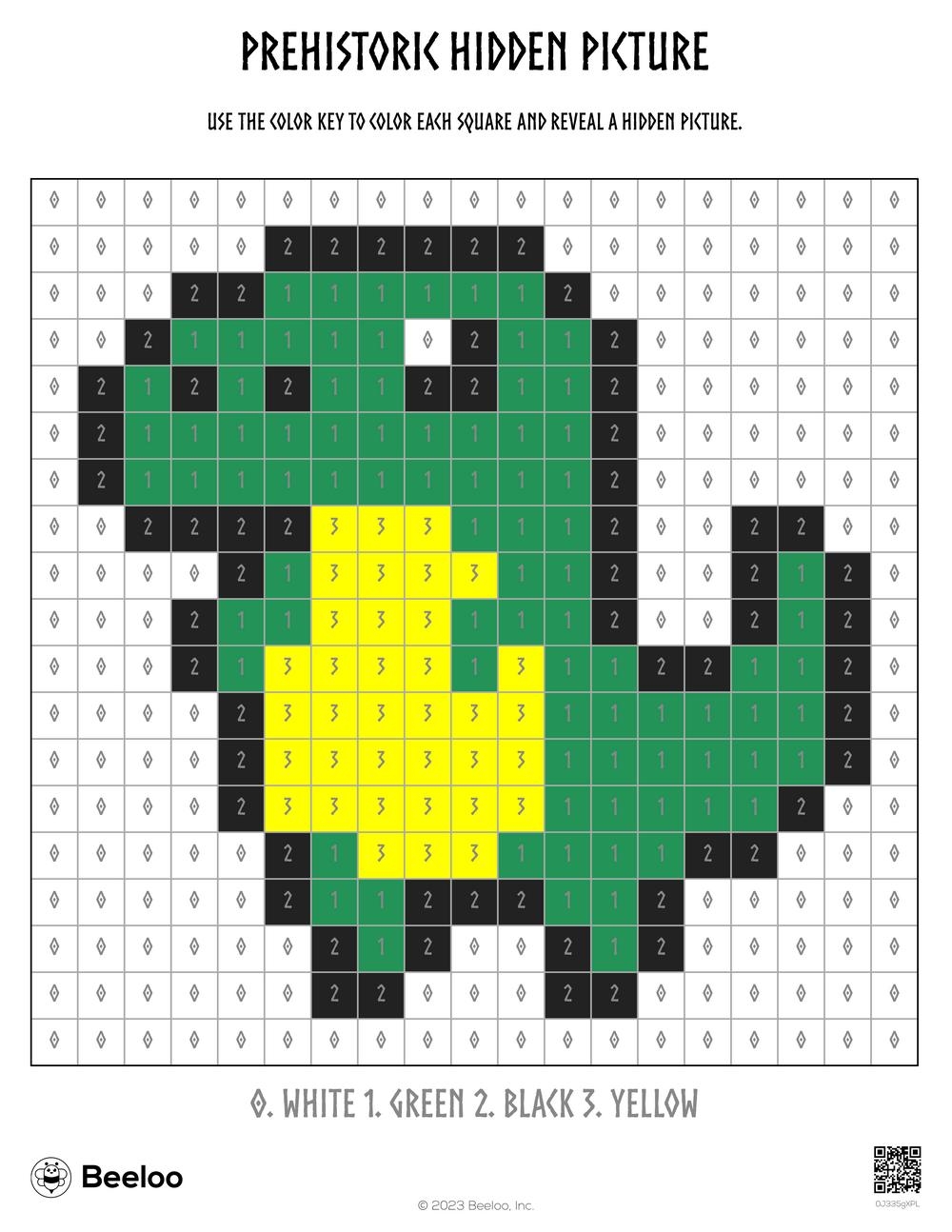 Color by number Grids Beeloo Printable Crafts And Activities For Kids