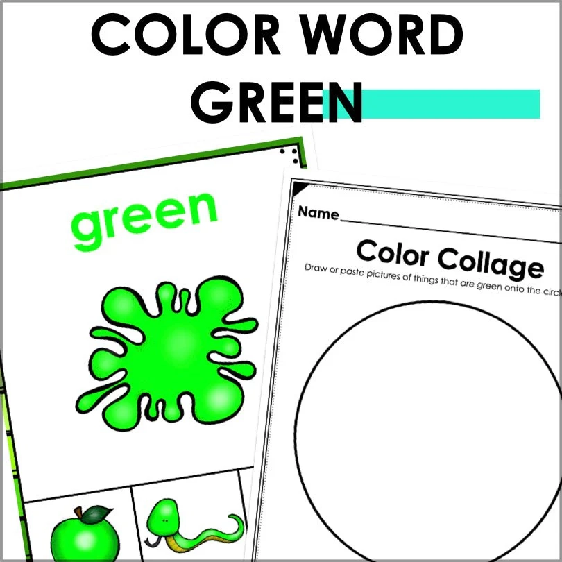 Color Green Worksheets And Activities Color Identification Teacher Jeanell Color Green Worksheets And Activities Color Identification Teacher Jeanell