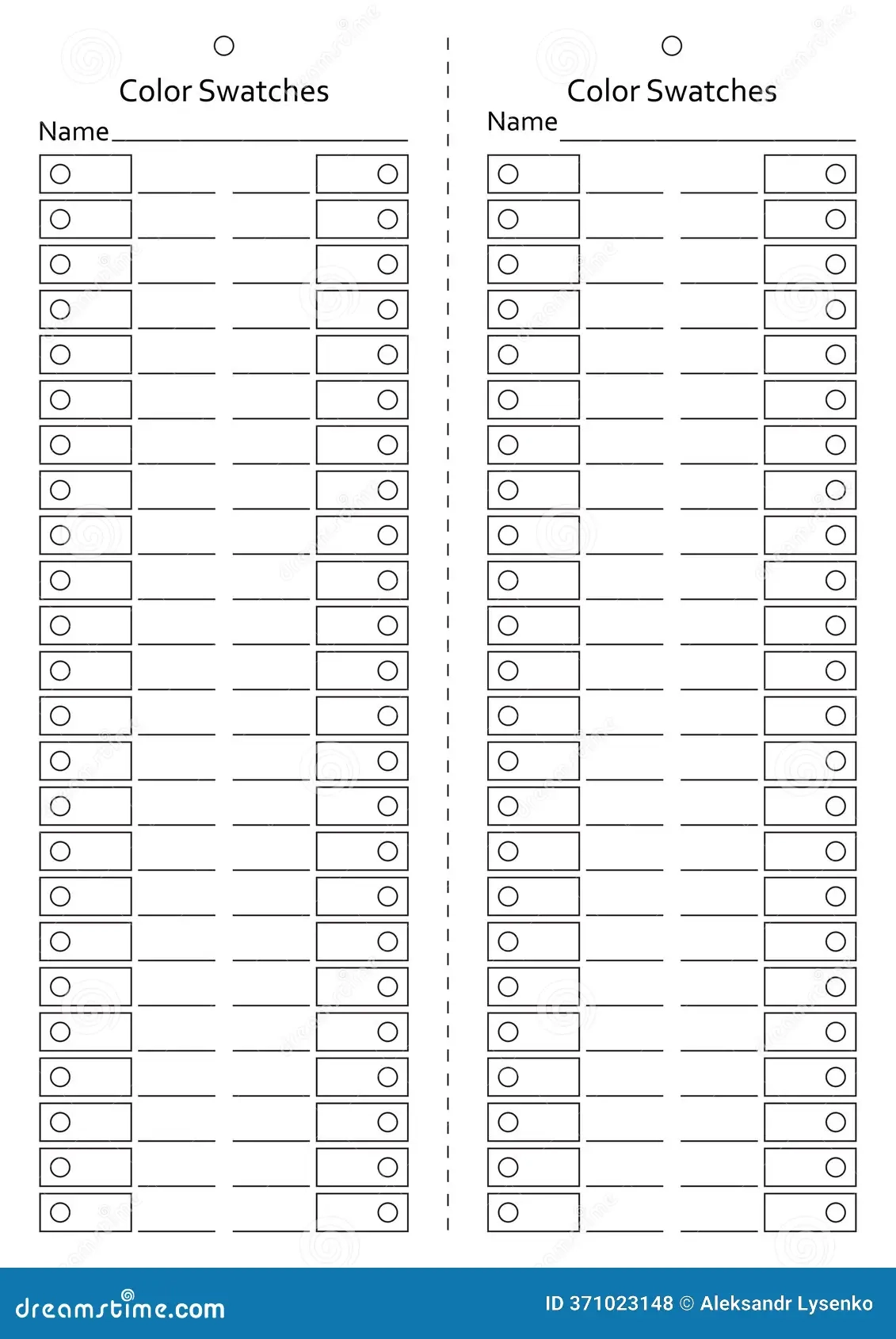 Color Swatches Icon In Flat Style Empty Colour Palette Vector Illustration On Isolated Background Stock Vector Illustration Of Canvas Colorful 371023148