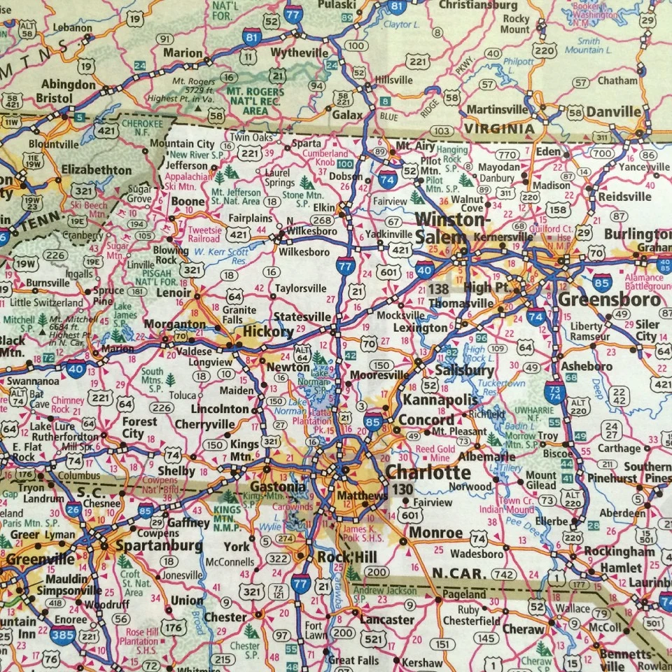 Compact North America Road Atlas Aerostich