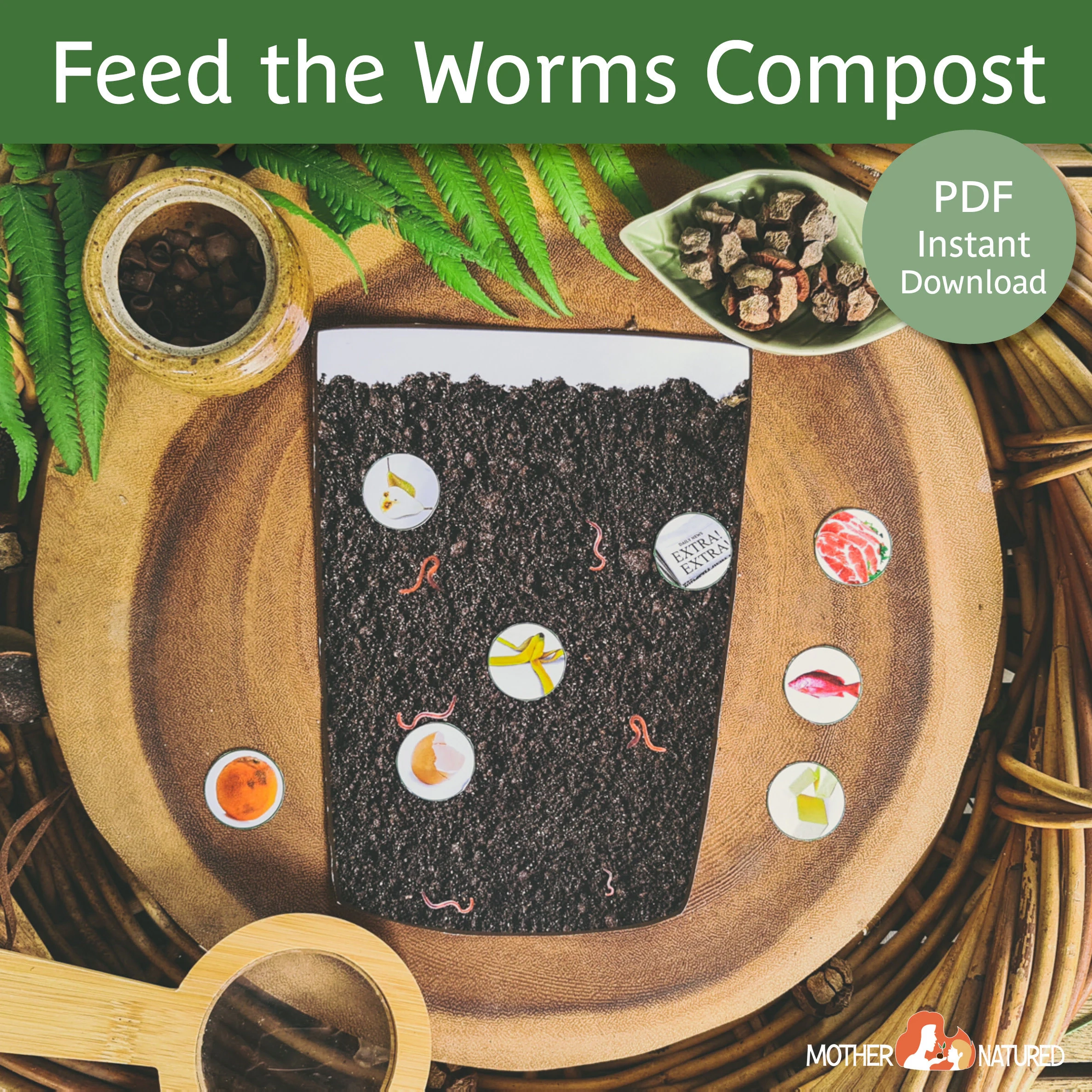 Printable Worm Farm Food Chart