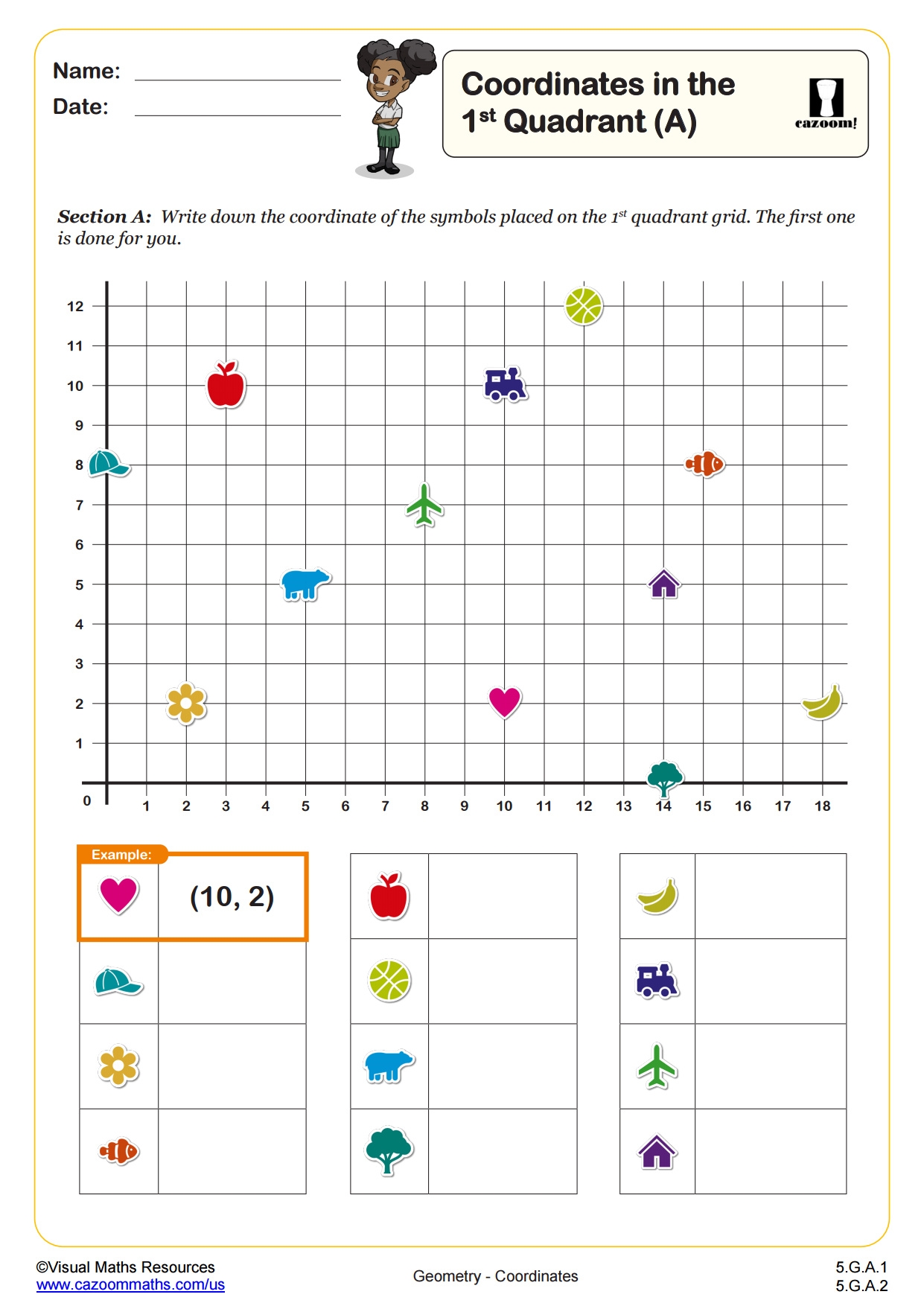 Free Printable Plotting Points Worksheets Free Printable Plotting Points Worksheets