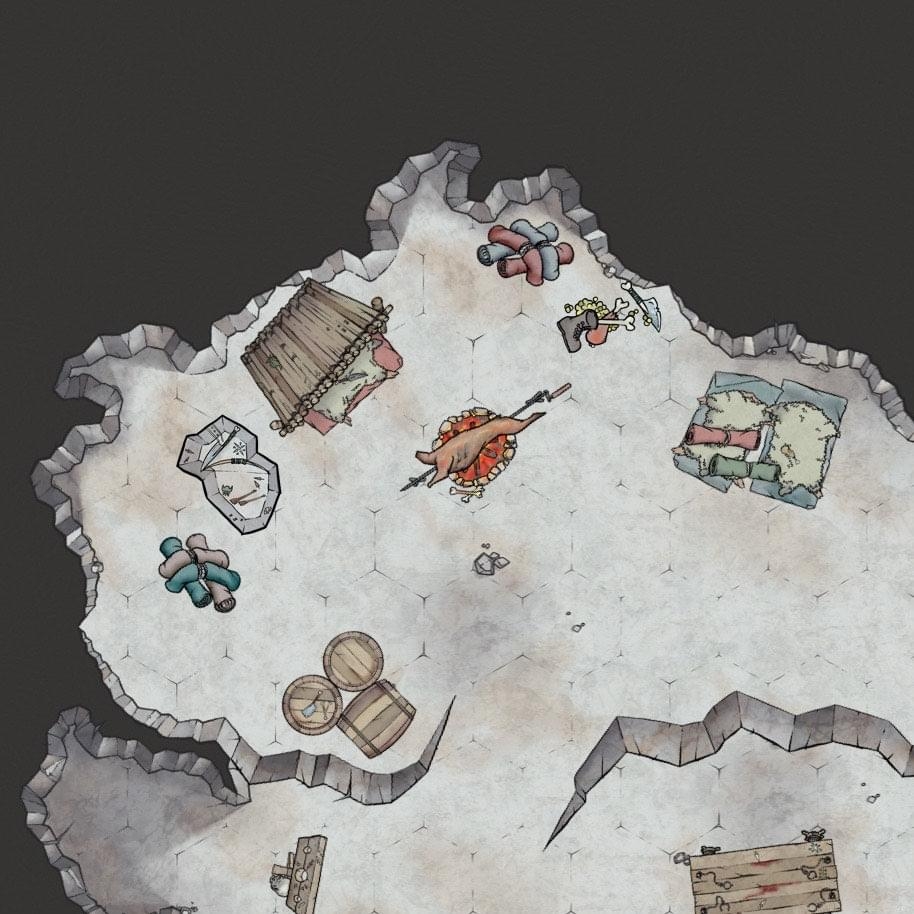 Cragmaw Hideout Map For D D Starter Set FREE 