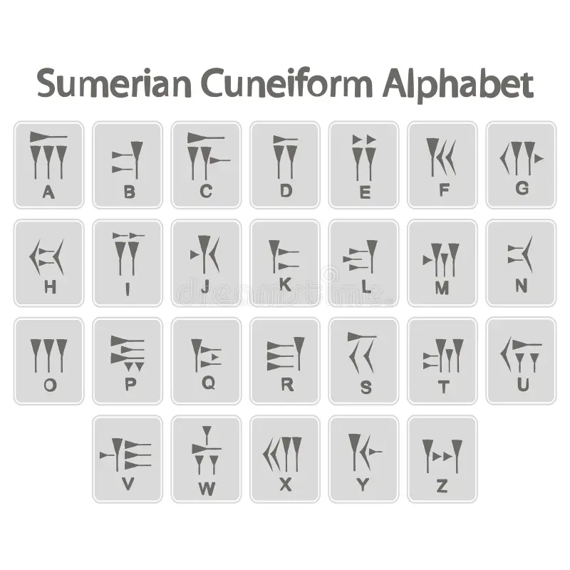 Cuneiform Alphabet Stock Illustrations 40 Cuneiform Alphabet Stock Illustrations Vectors Clipart Dreamstime