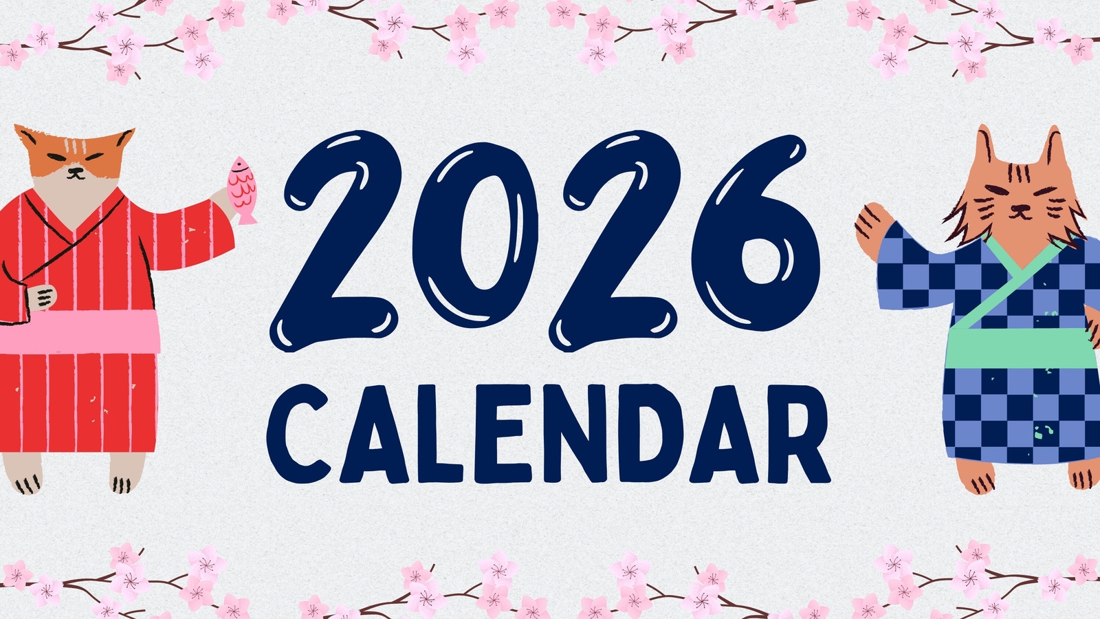 Customize 65 Cat Calendar Templates Online Canva Customize 65 Cat Calendar Templates Online Canva