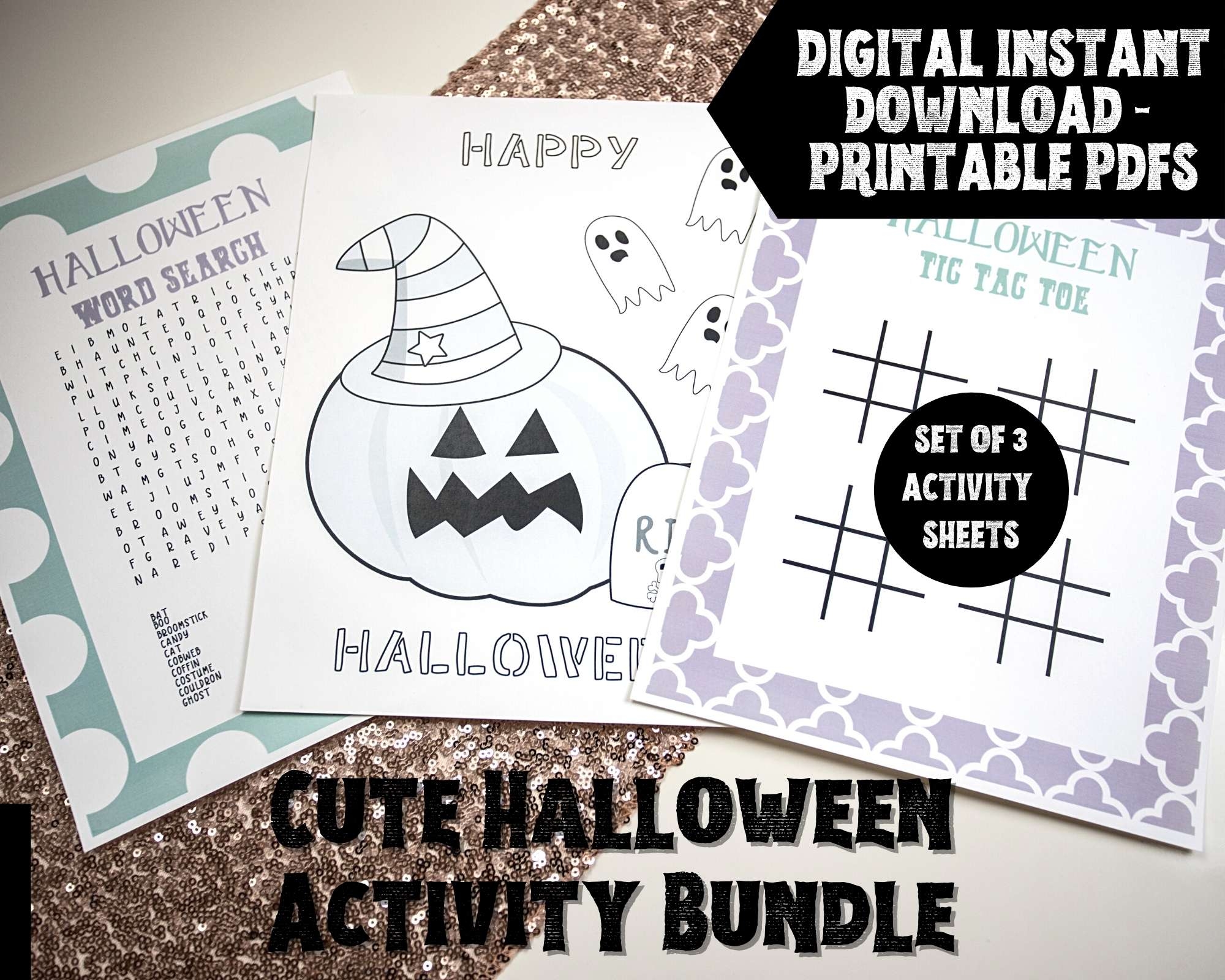 Cute Halloween Activity Printables Set Of 3 My Party Hero Cute Halloween Activity Printables Set Of 3 My Party Hero