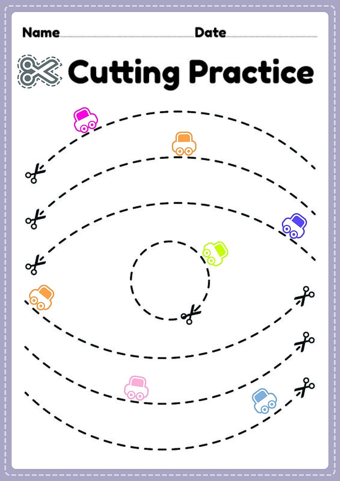 Free Printable Cutting Worksheets For Preschoolers