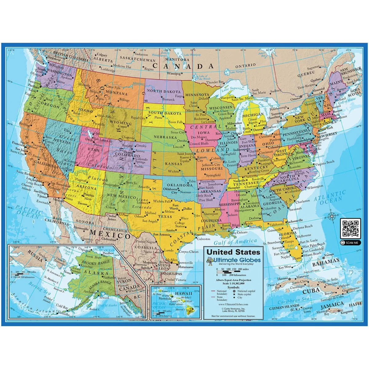 Printable Map Of United States