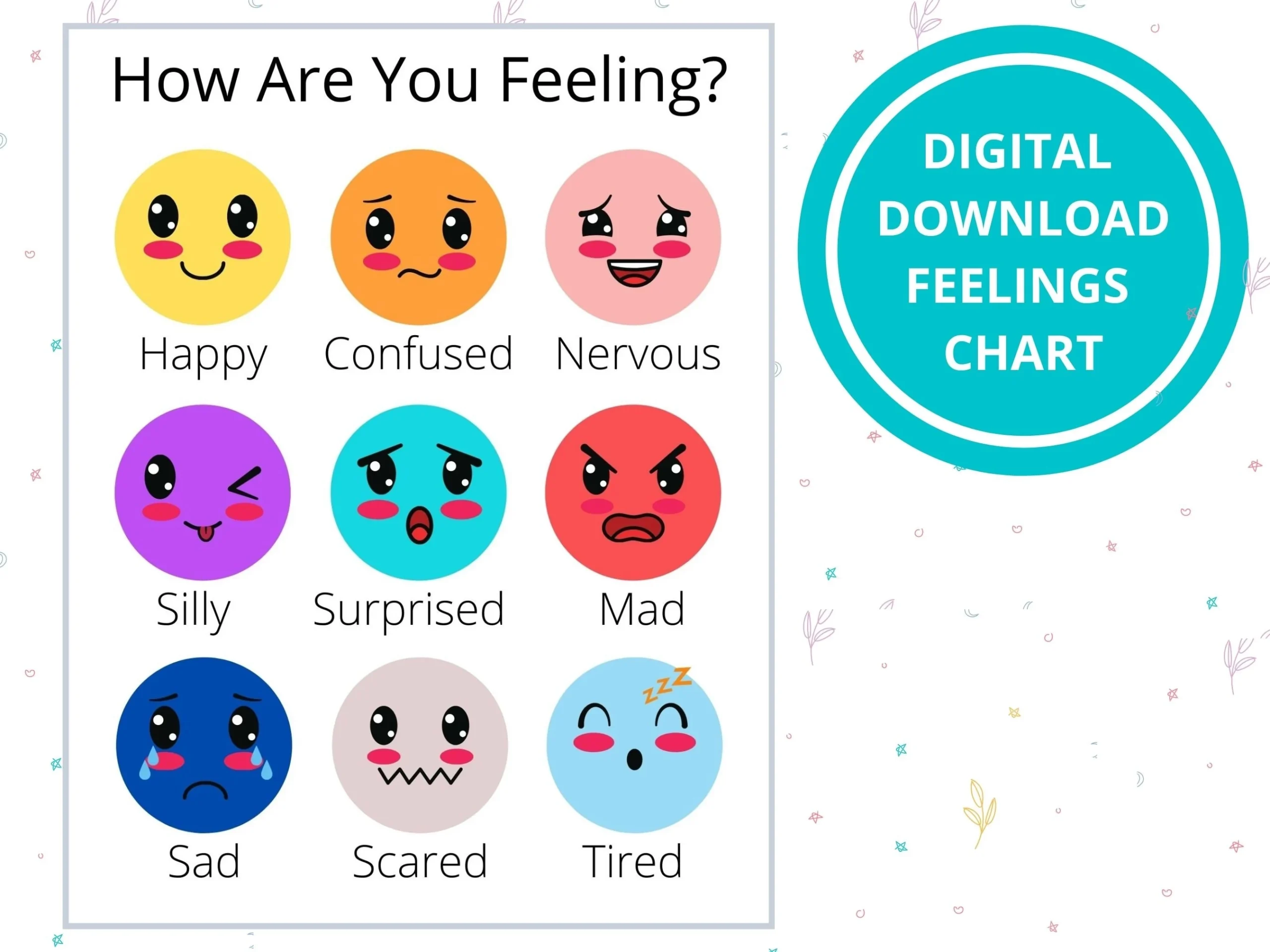 Digital Download Feelings Chart Printable Emotions Chart Virtual School Tool Educational Emotions Print School Emotion Chart Etsy Digital Download Feelings Chart Printable Emotions Chart Virtual School Tool Educational Emotions Print School Emotion Chart Etsy