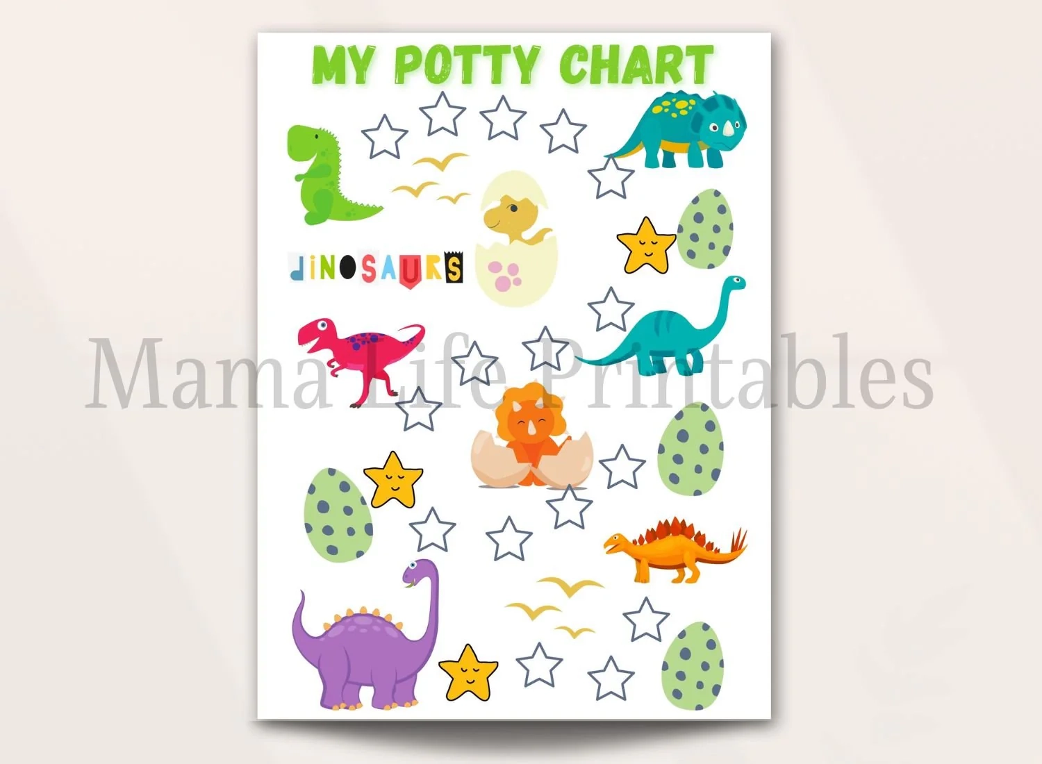 Dinosaur Reward Chart Mama Life Printables
