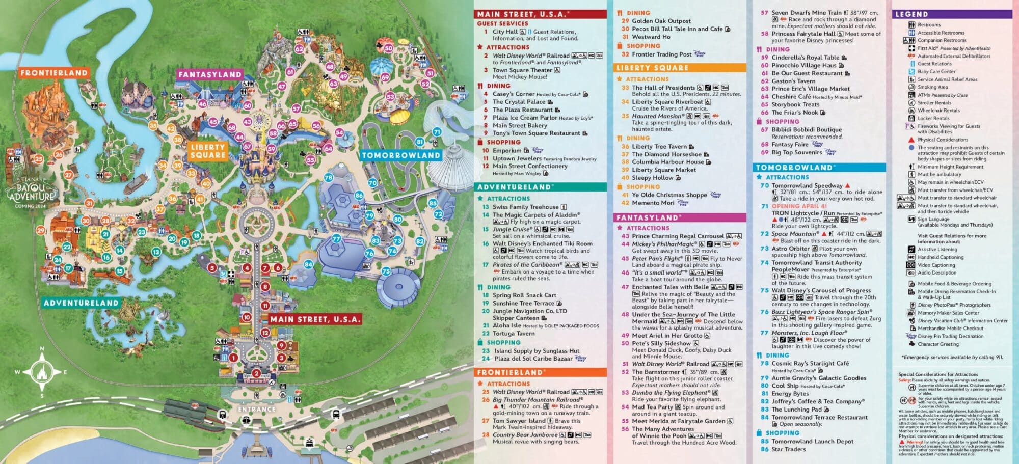 Disney Springs Printable Map