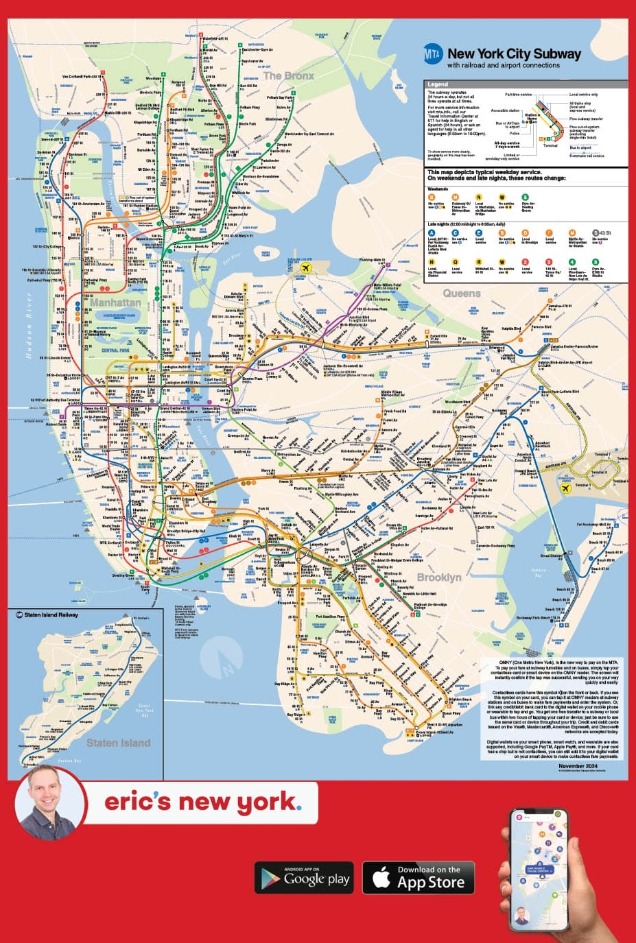 New York Metro Map Printable