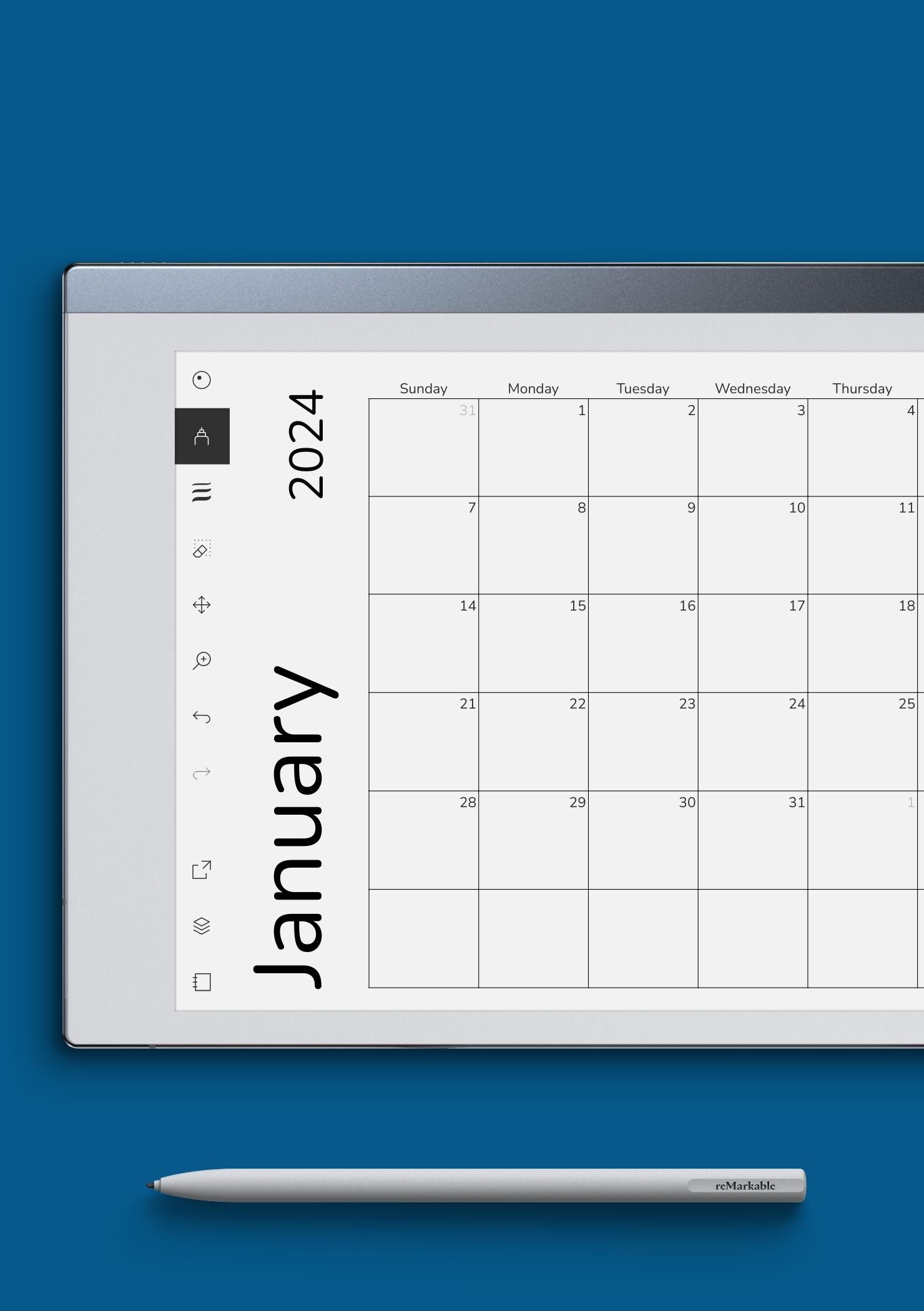 Calendar Grid Printable