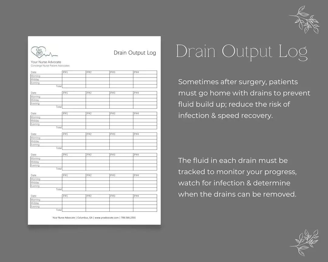 Output Printable Jp Drain Log Sheet