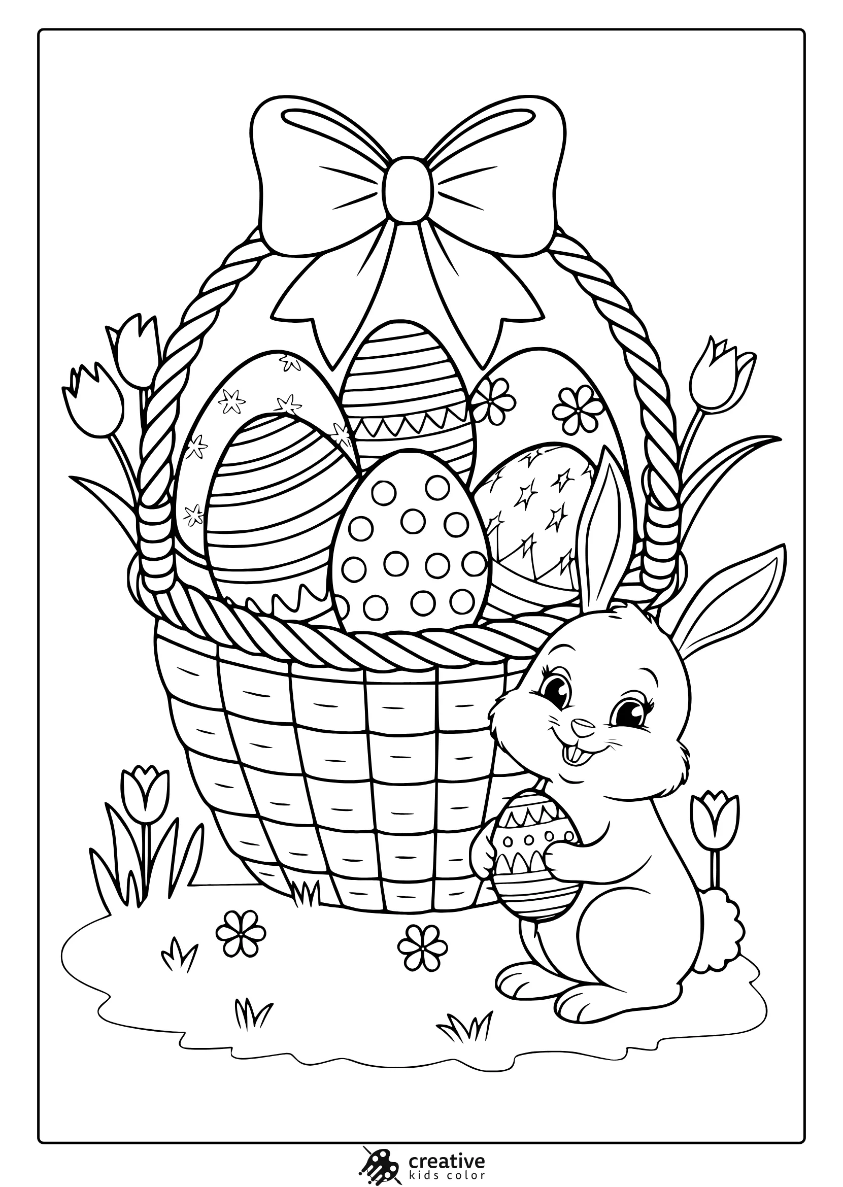 Printable Easter Egg Coloring Sheets