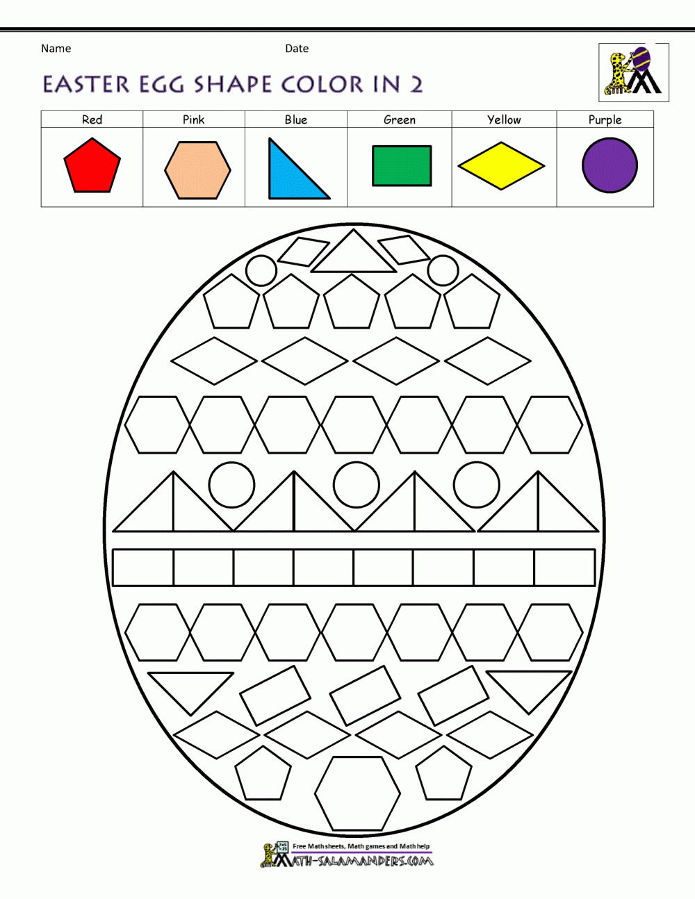 Easter Math Worksheets Free Printable
