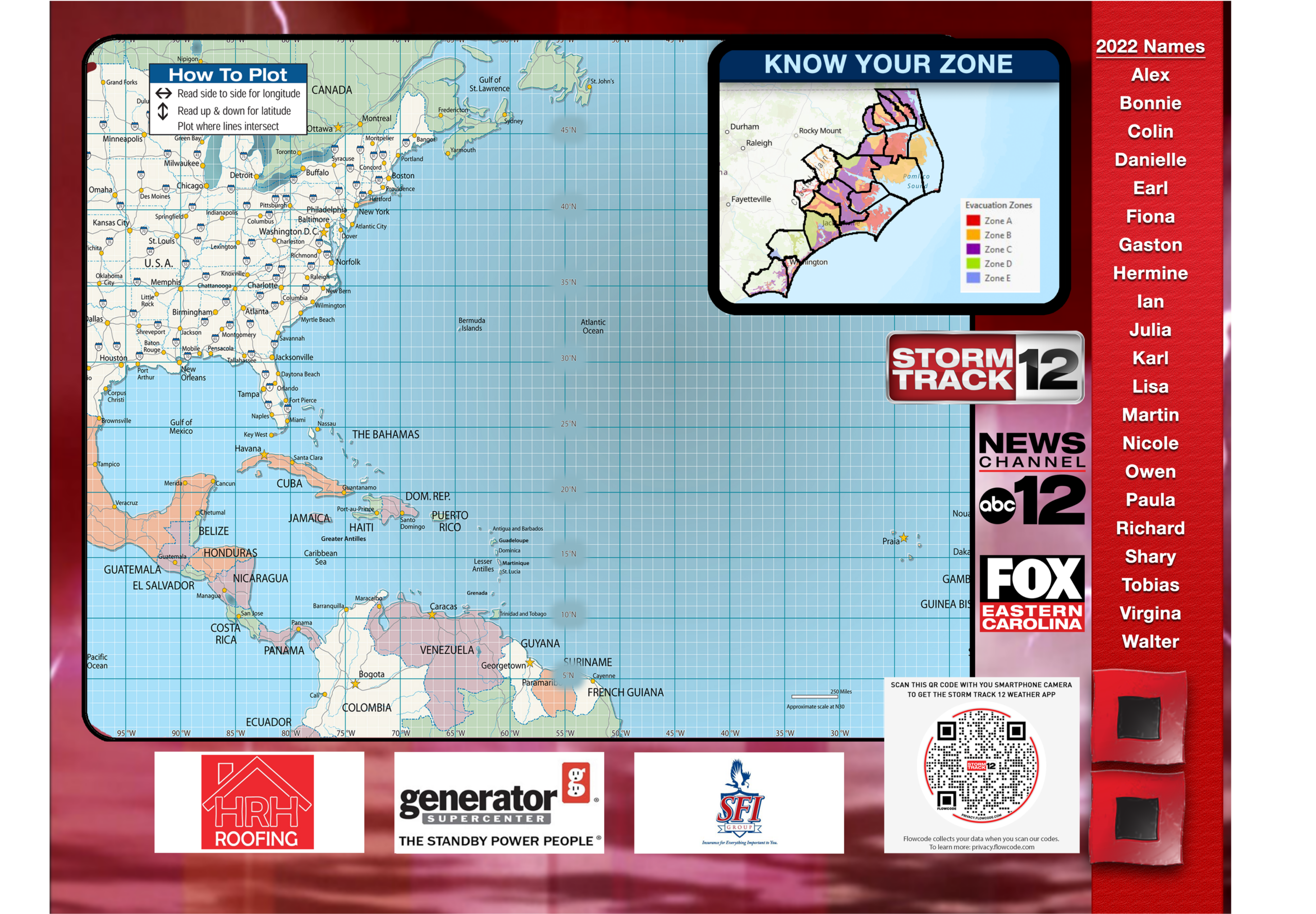 Hurricane Tracking Maps Printable