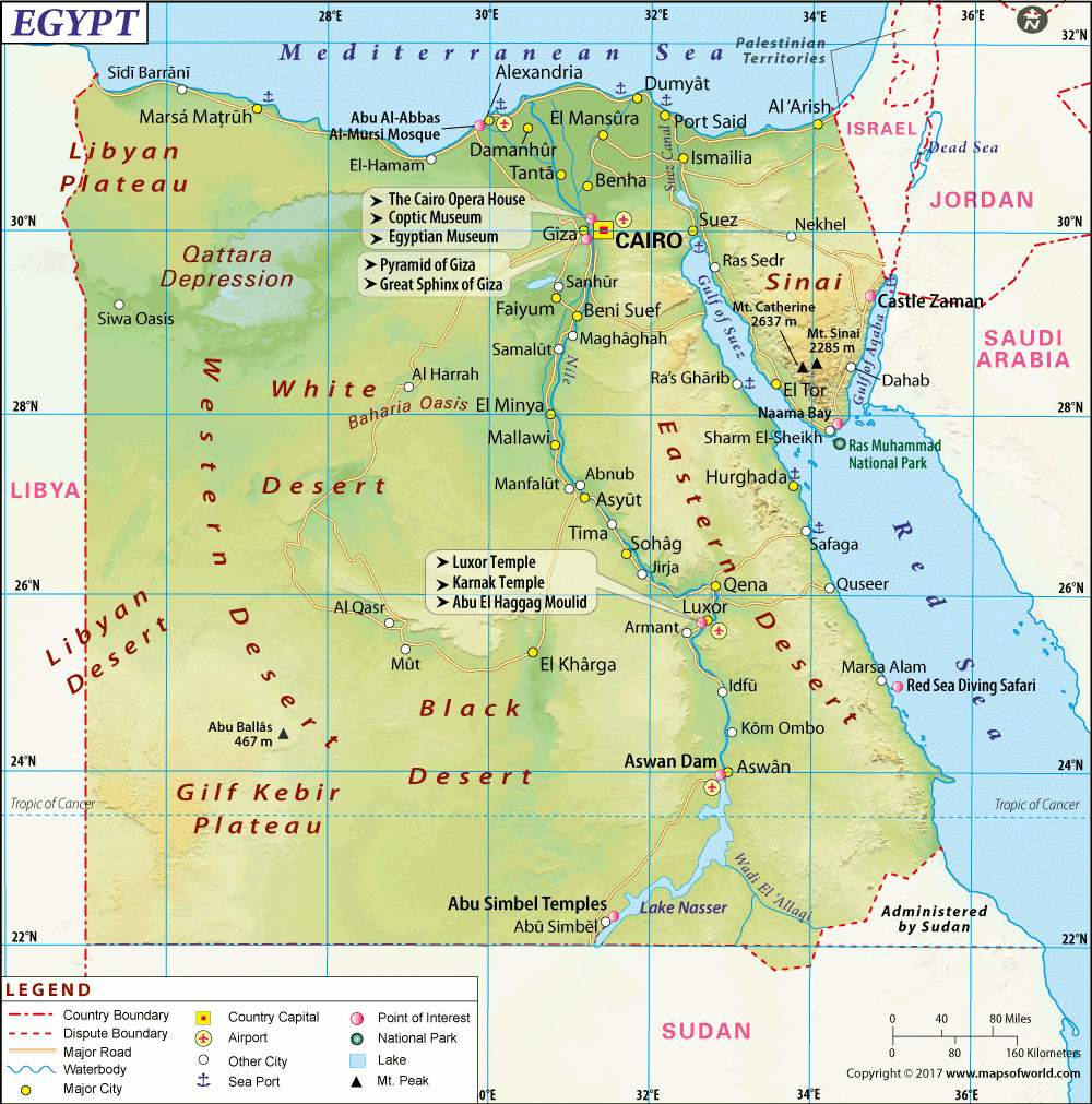 Egypt Map Map Of Egypt Egypt Maps Collection