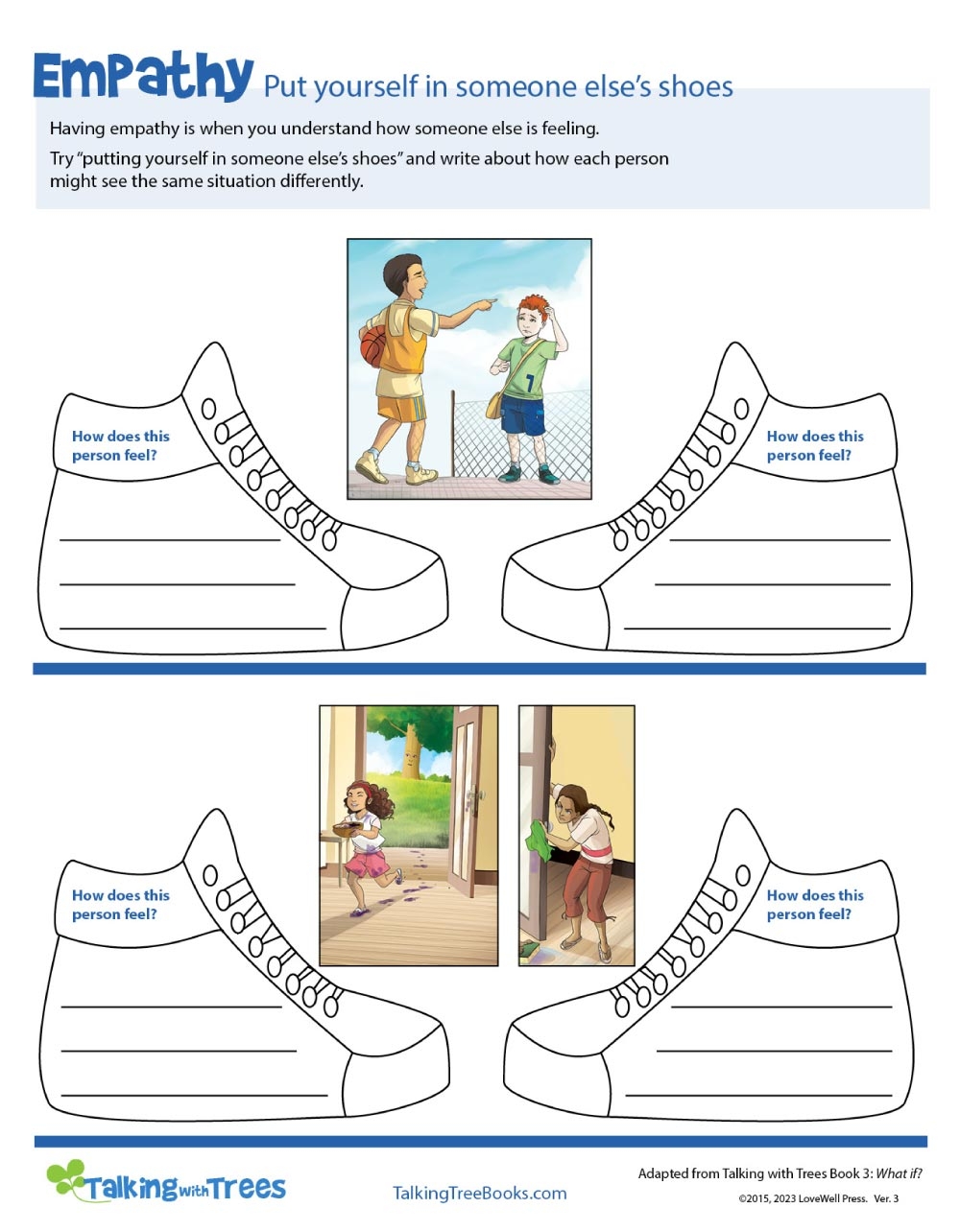 Printable Empathy Worksheets