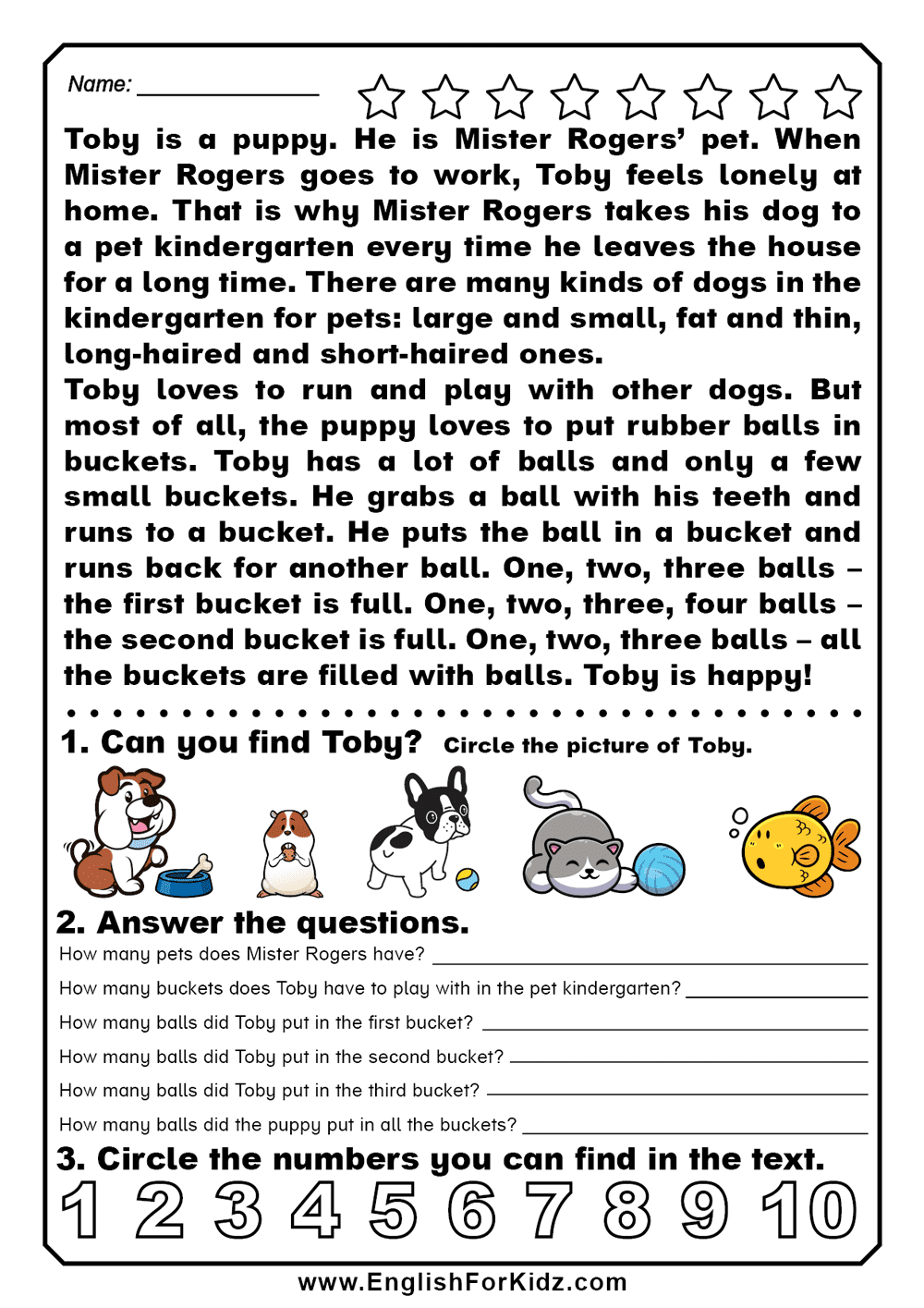 English For Kids Step By Step Reading Comprehension To Learn Numbers And Counting English For Kids Step By Step Reading Comprehension To Learn Numbers And Counting