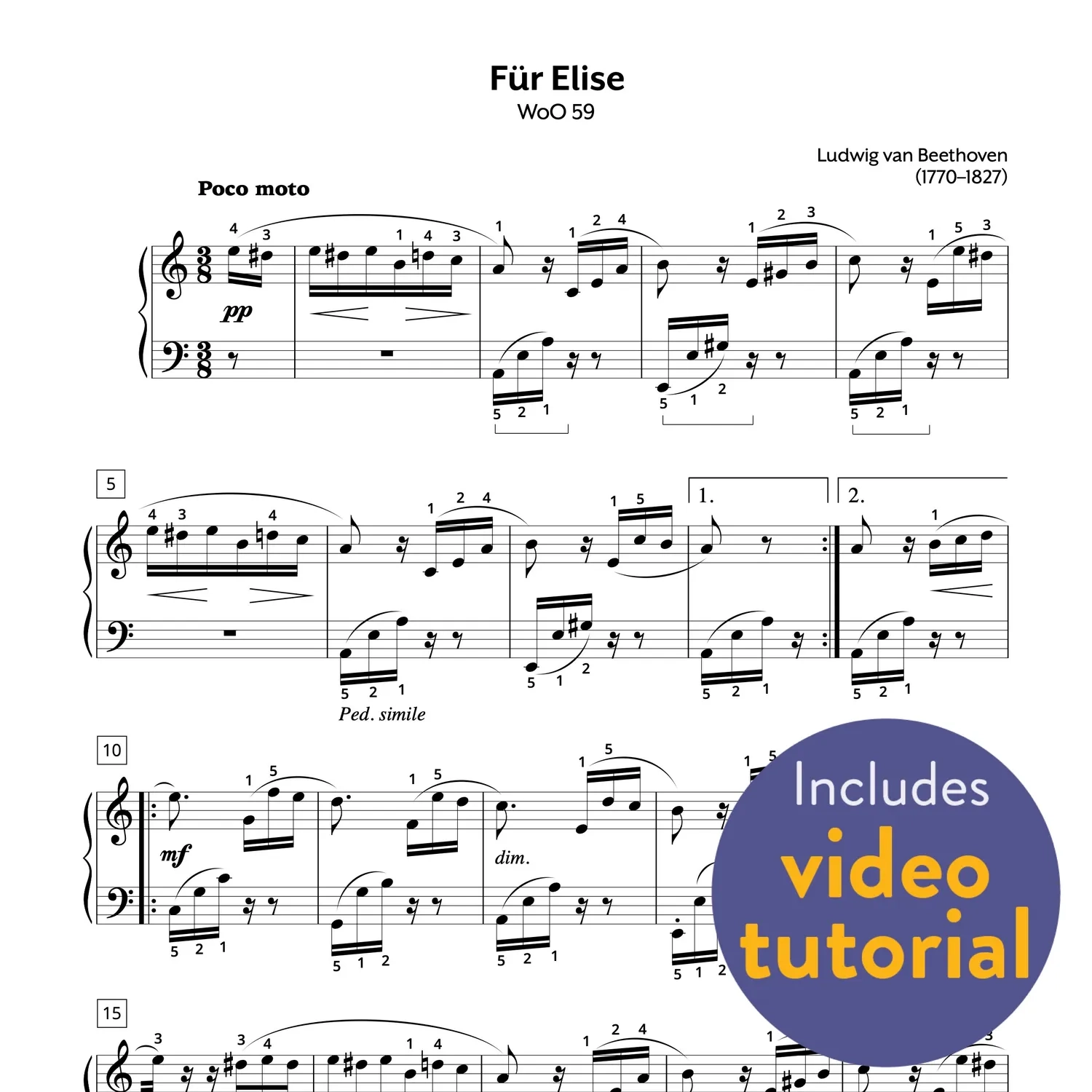 Fur Elise Sheet Music Free Printable Fur Elise Sheet Music Free Printable