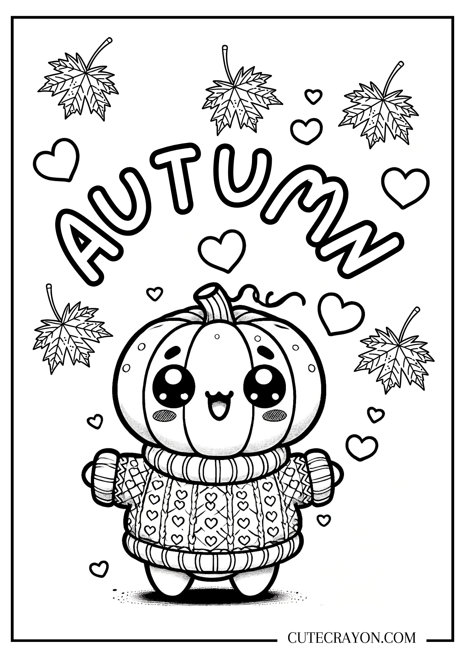 Fall Coloring Pages Free Printables 