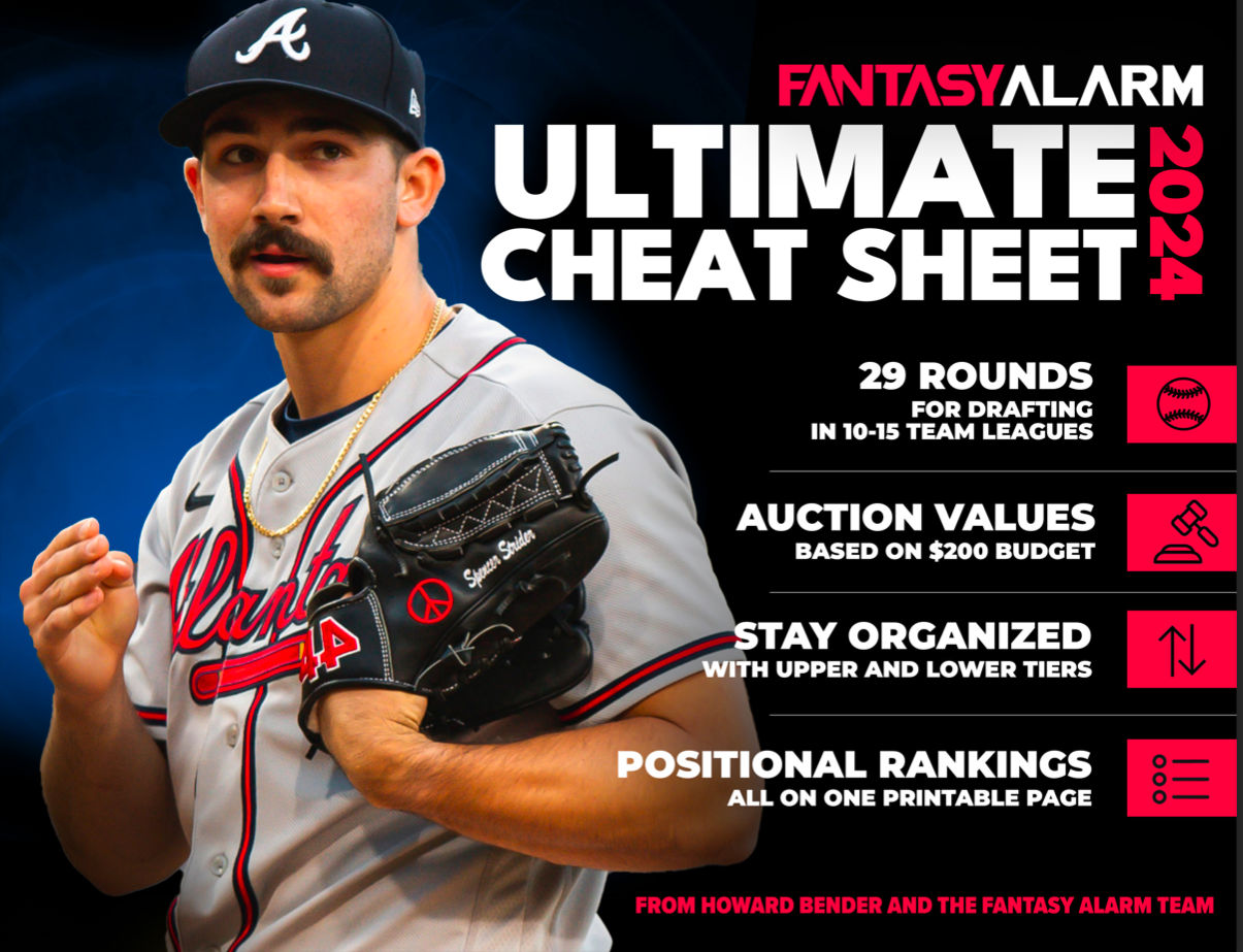 2026 Fantasy Baseball Cheat Sheet Printable