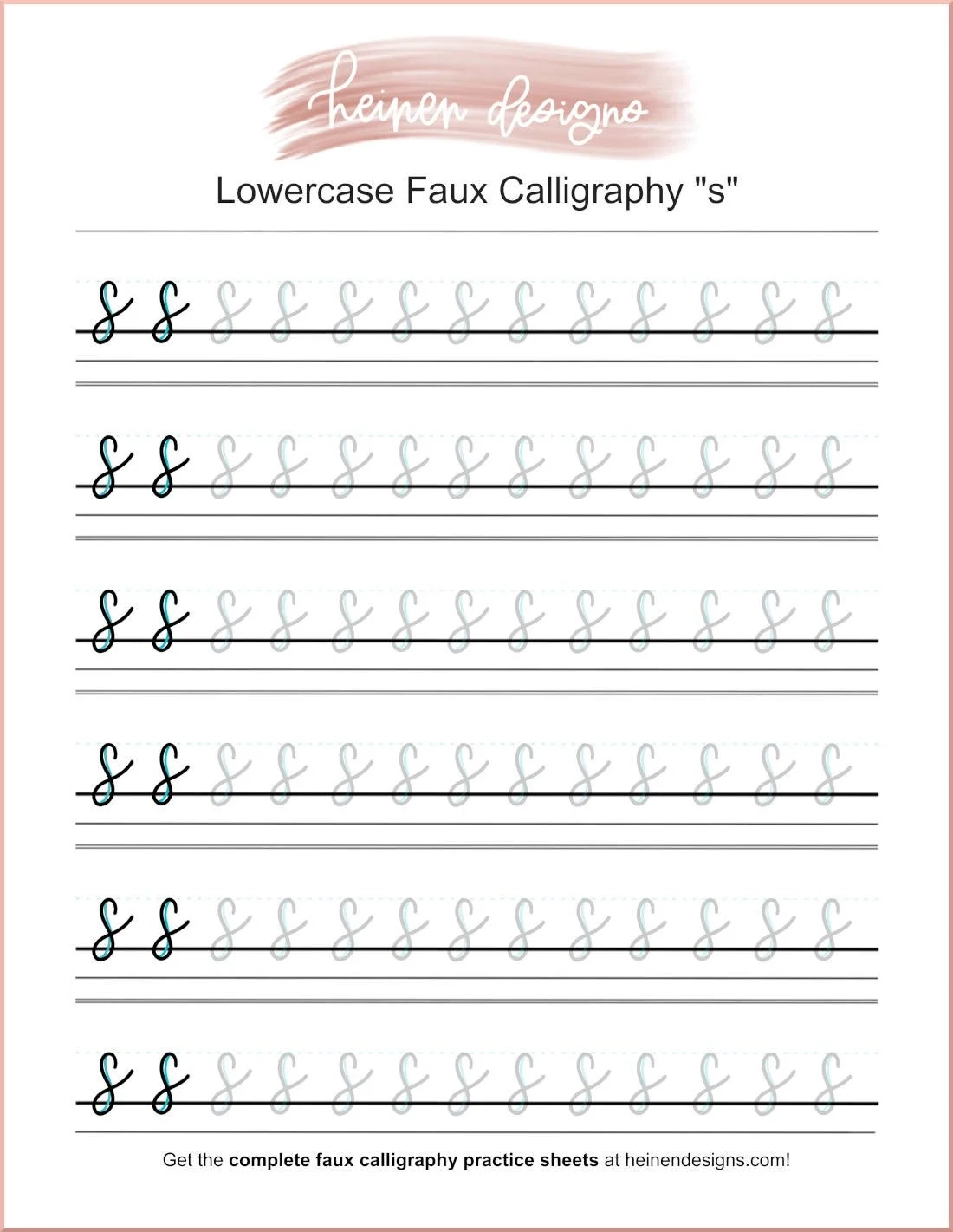 Free Printable Calligraphy Worksheets Pdf Free Printable Calligraphy Worksheets Pdf
