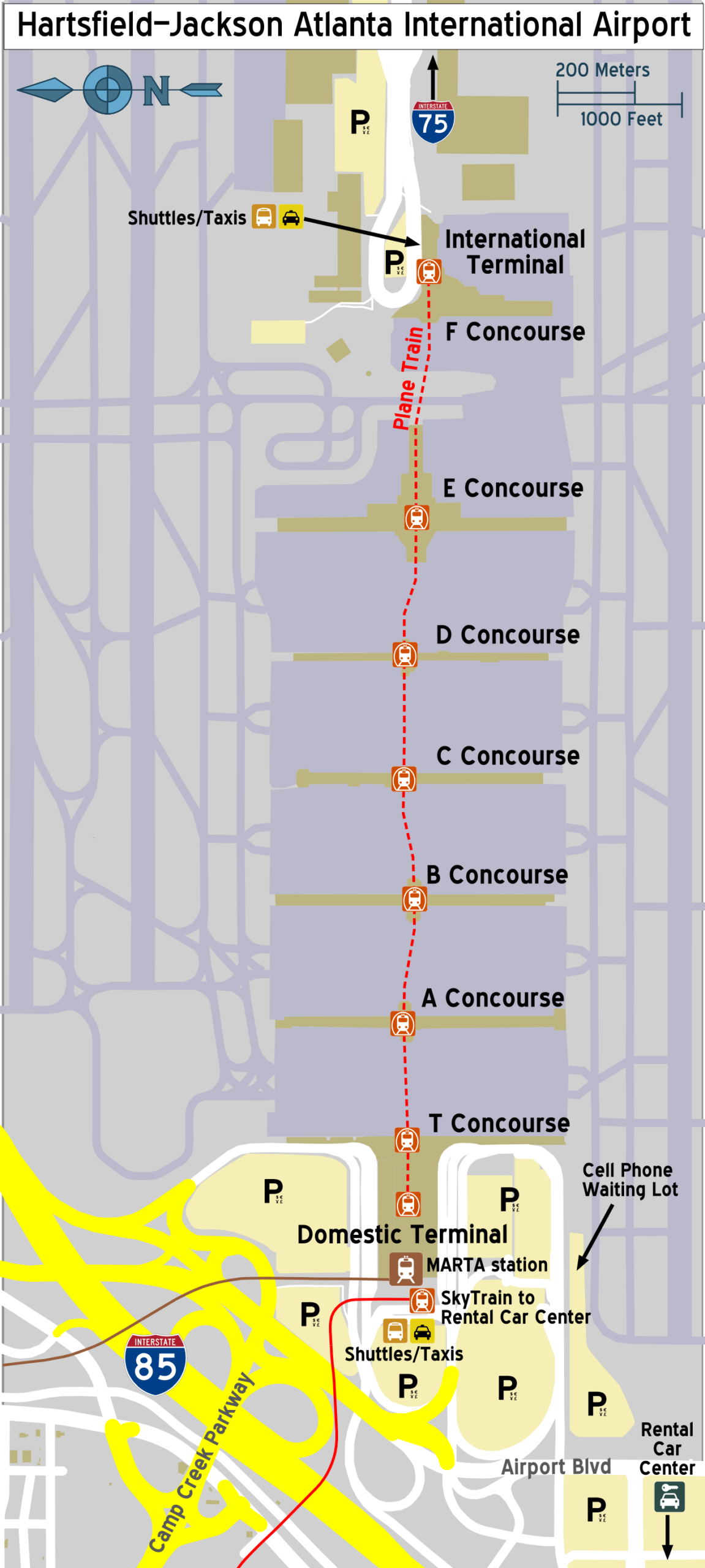 File Hartsfield jackson Atlanta Airport Map png Wikimedia Commons