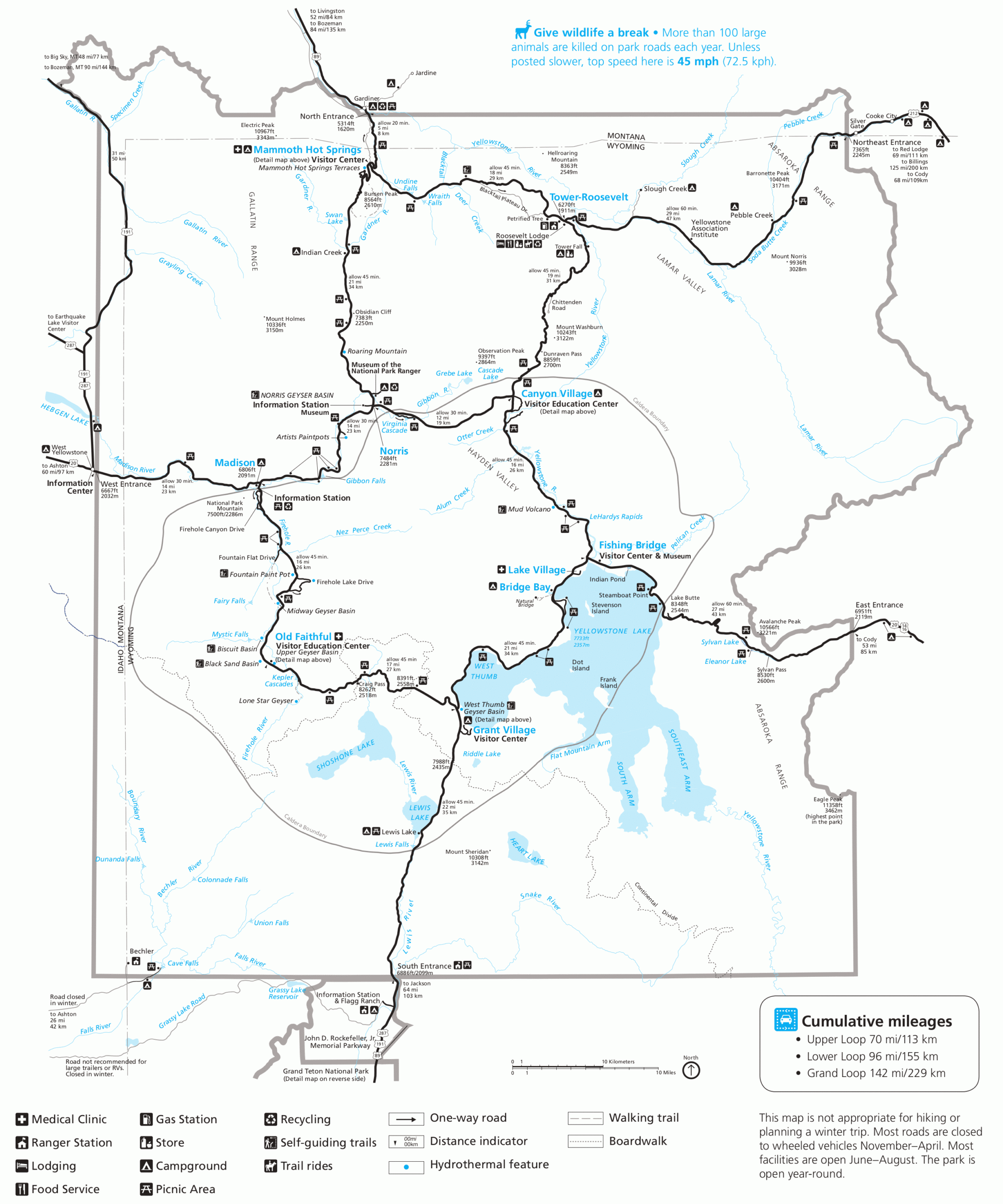 File NPS Yellowstone printable map gif Wikimedia Commons