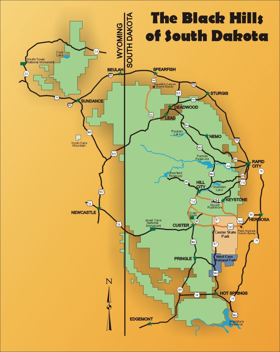 File The Black Hills Of South Dakota Map jpg Wikimedia Commons