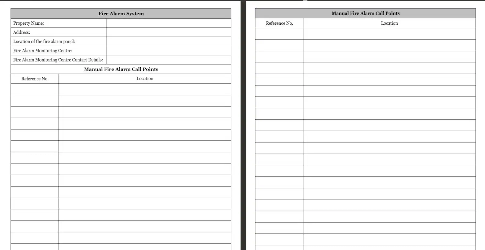 Fire Alarm Fire Drill Log Book A Complete Fire Safety Record Book For Landlords Schools Businesses And More MarketSpace Co Fire Log Book 2025